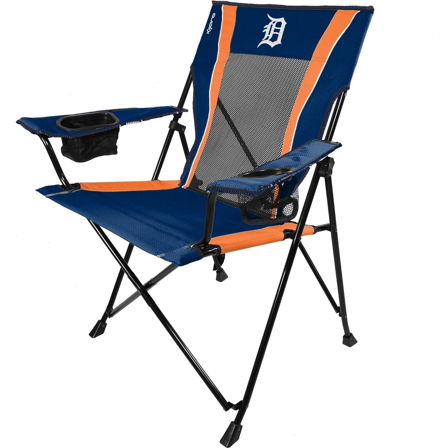 Silla Plegable Kijaro Dual Lock Pro Detroit Tigers 136 kg