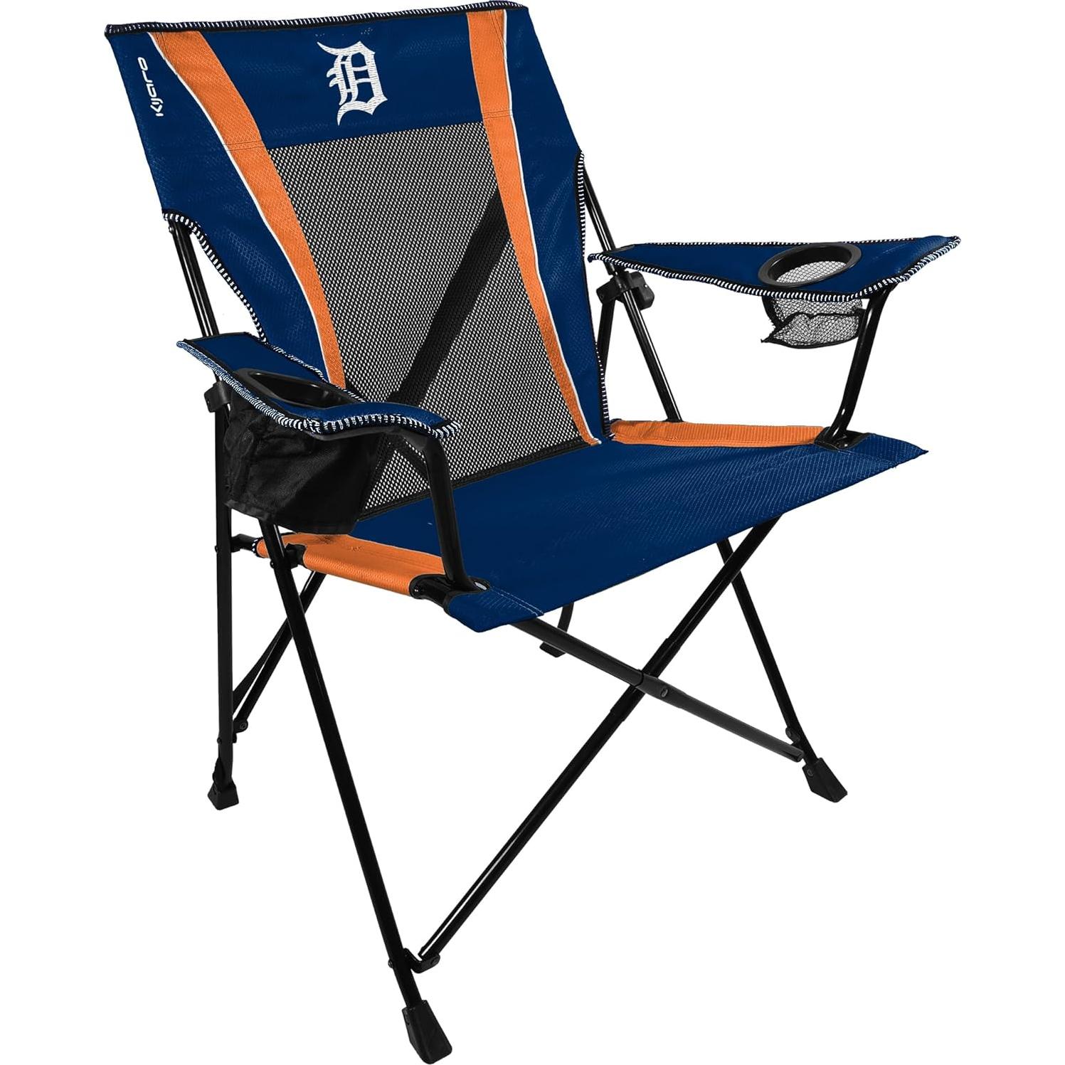 Silla Plegable Kijaro Dual Lock Pro Detroit Tigers 136 kg