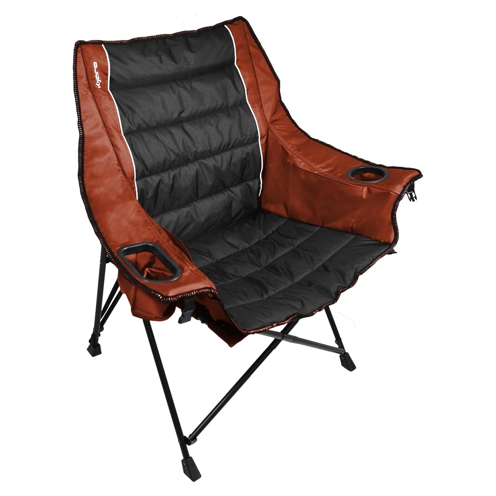 Silla de Camping Acolchada Kijaro Naranja Desierto 4.54 kg