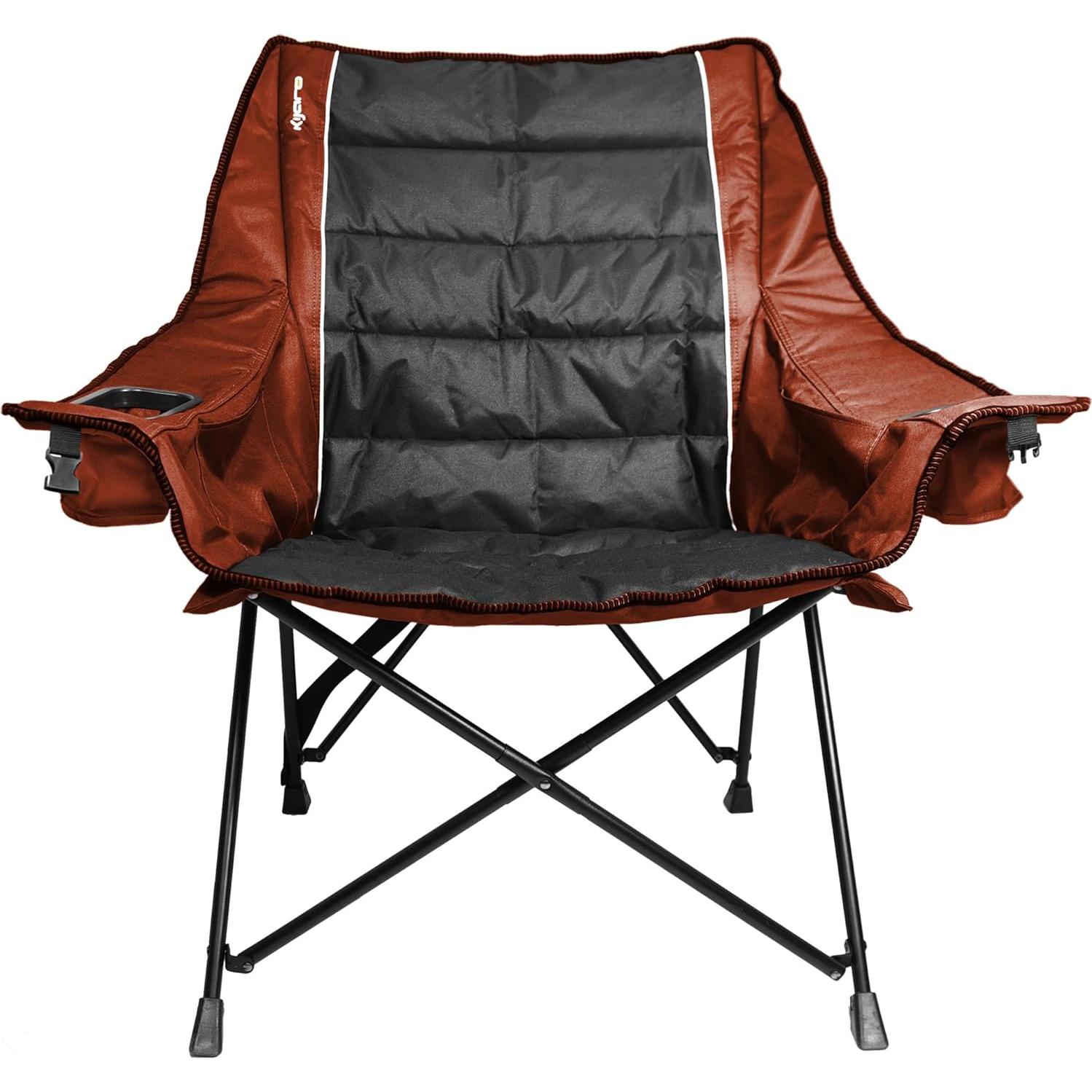 Silla de Camping Acolchada Kijaro Naranja Desierto 4.54 kg