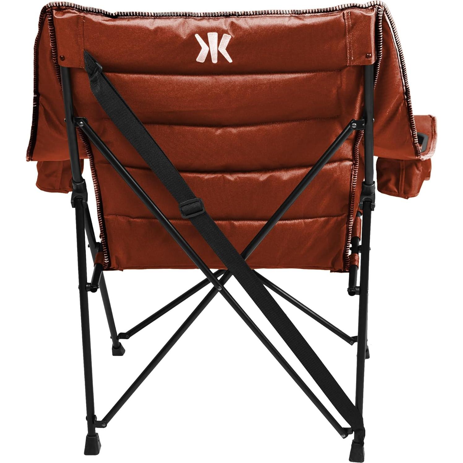 Silla de Camping Acolchada Kijaro Naranja Desierto 4.54 kg