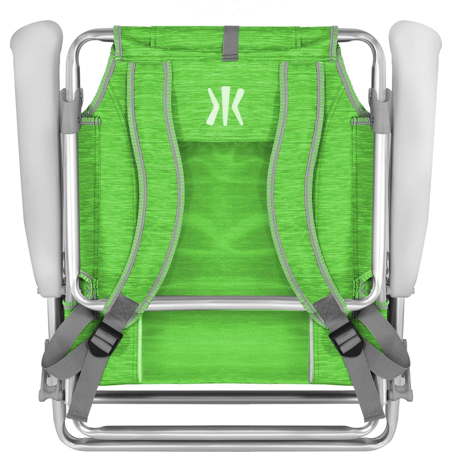 Silla de Playa Kijaro Brisa del Mar 7 Posiciones Verde Lima