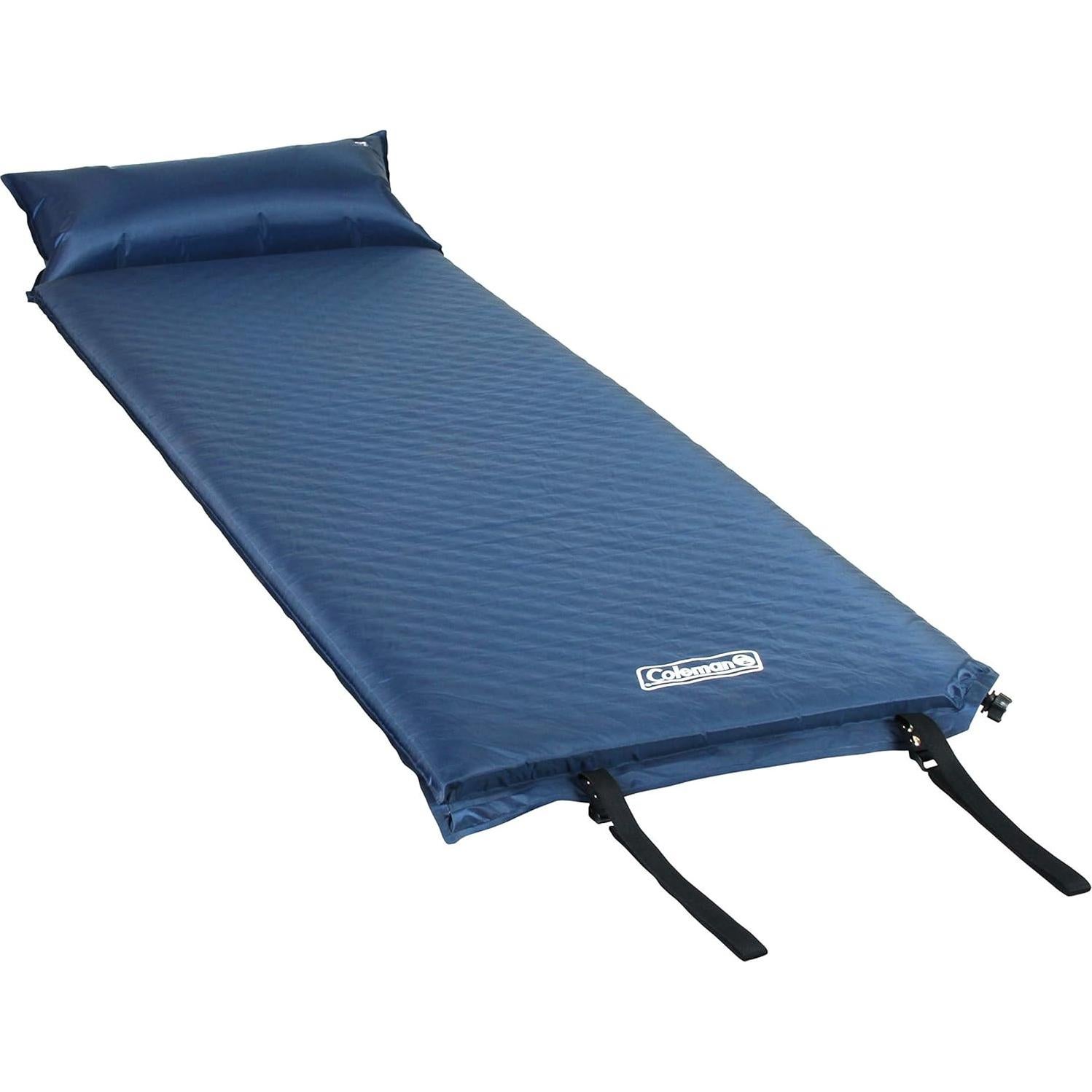 Colchoneta Autoinflable Coleman con Almohada y Silla Cuádruple