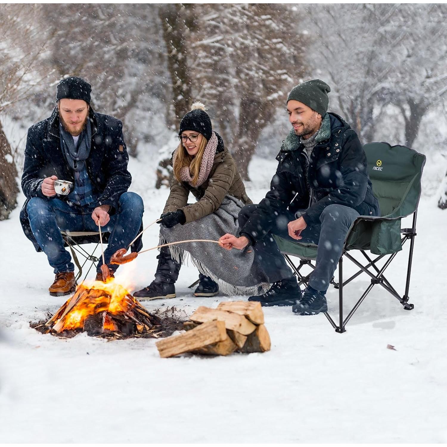 Silla de Camping Calentada Nice C XL con Batería Externa 181 kg