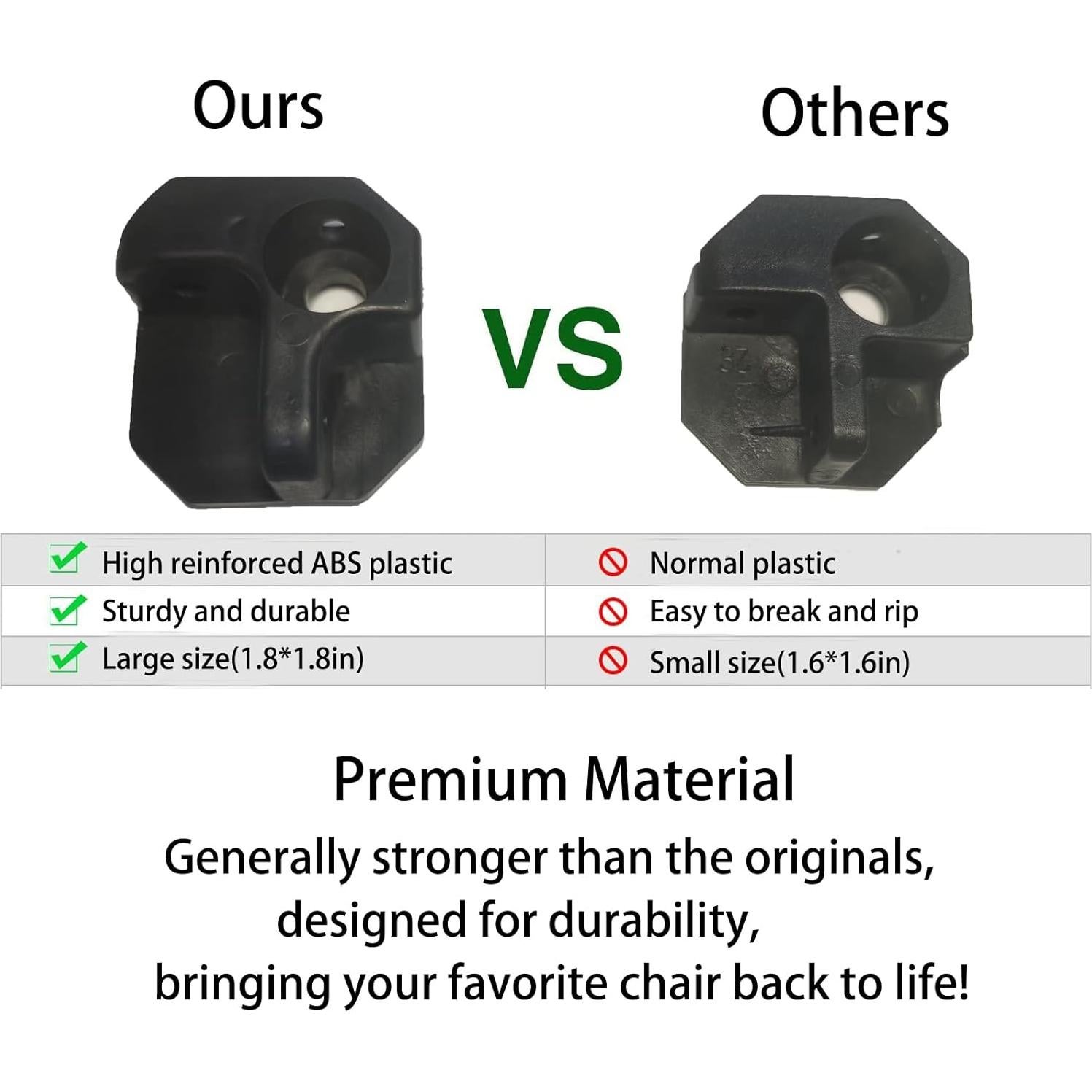 Patas de Repuesto para Sillas de Camping KK Magsun CF-01