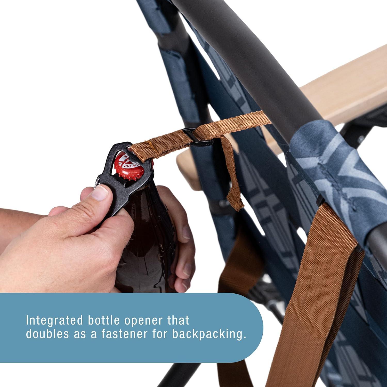 Silla de Exterior CleverMade Kove Azul Crepúsculo Plegable