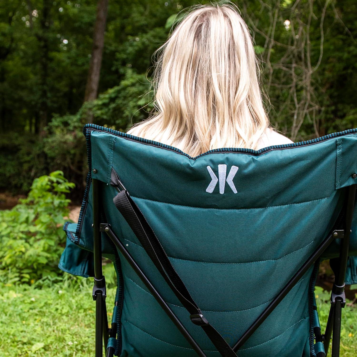 Silla de Camping Acolchada Kijaro - Oro Aspen - 4.54 kg