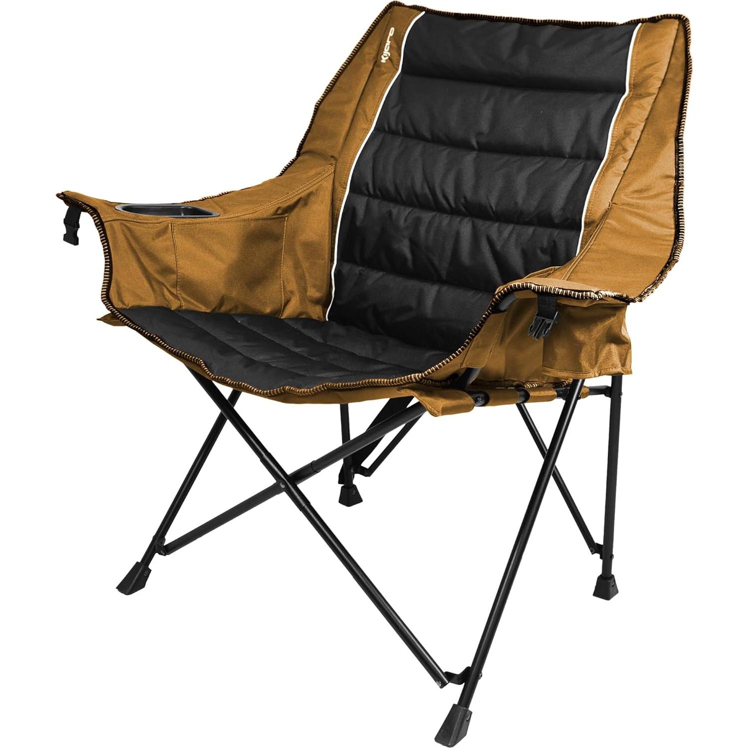 Silla de Camping Acolchada Kijaro - Oro Aspen - 4.54 kg