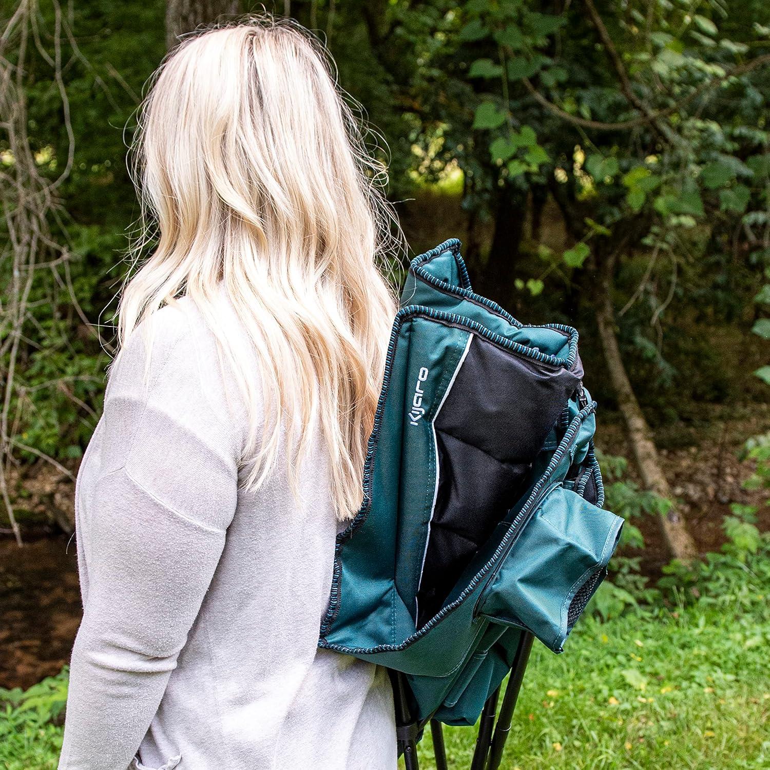 Silla de Camping Acolchada Kijaro - Oro Aspen - 4.54 kg