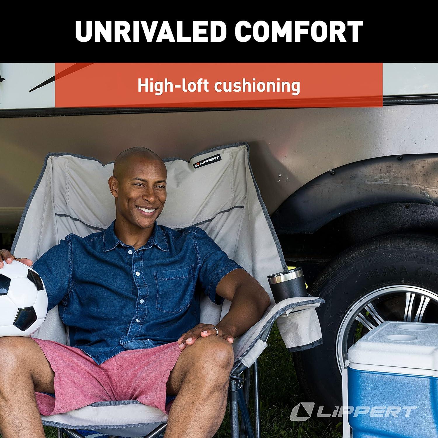 Silla de Camping Lippert Big Bear Arena 181 kg Acolchada