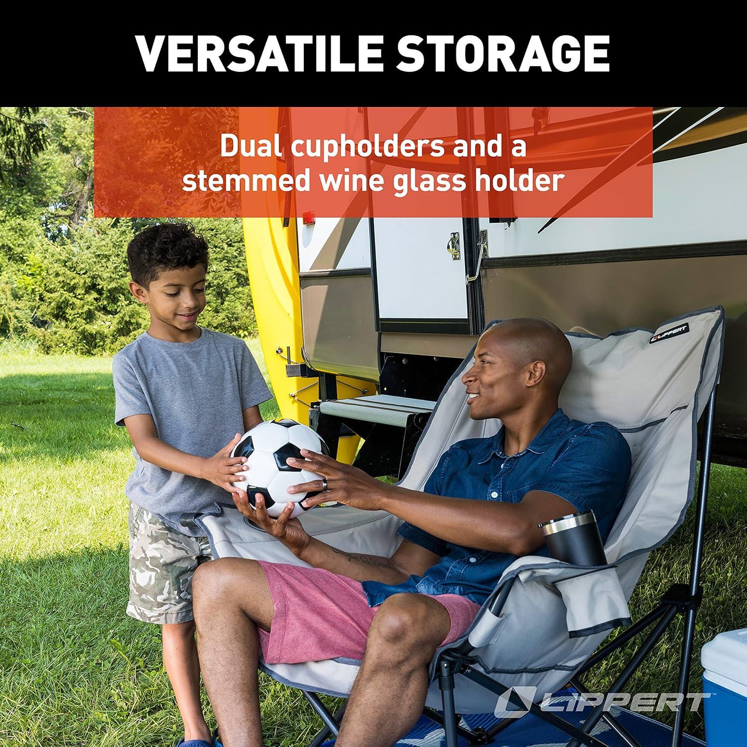 Silla de Camping Lippert Big Bear Arena 181 kg Acolchada