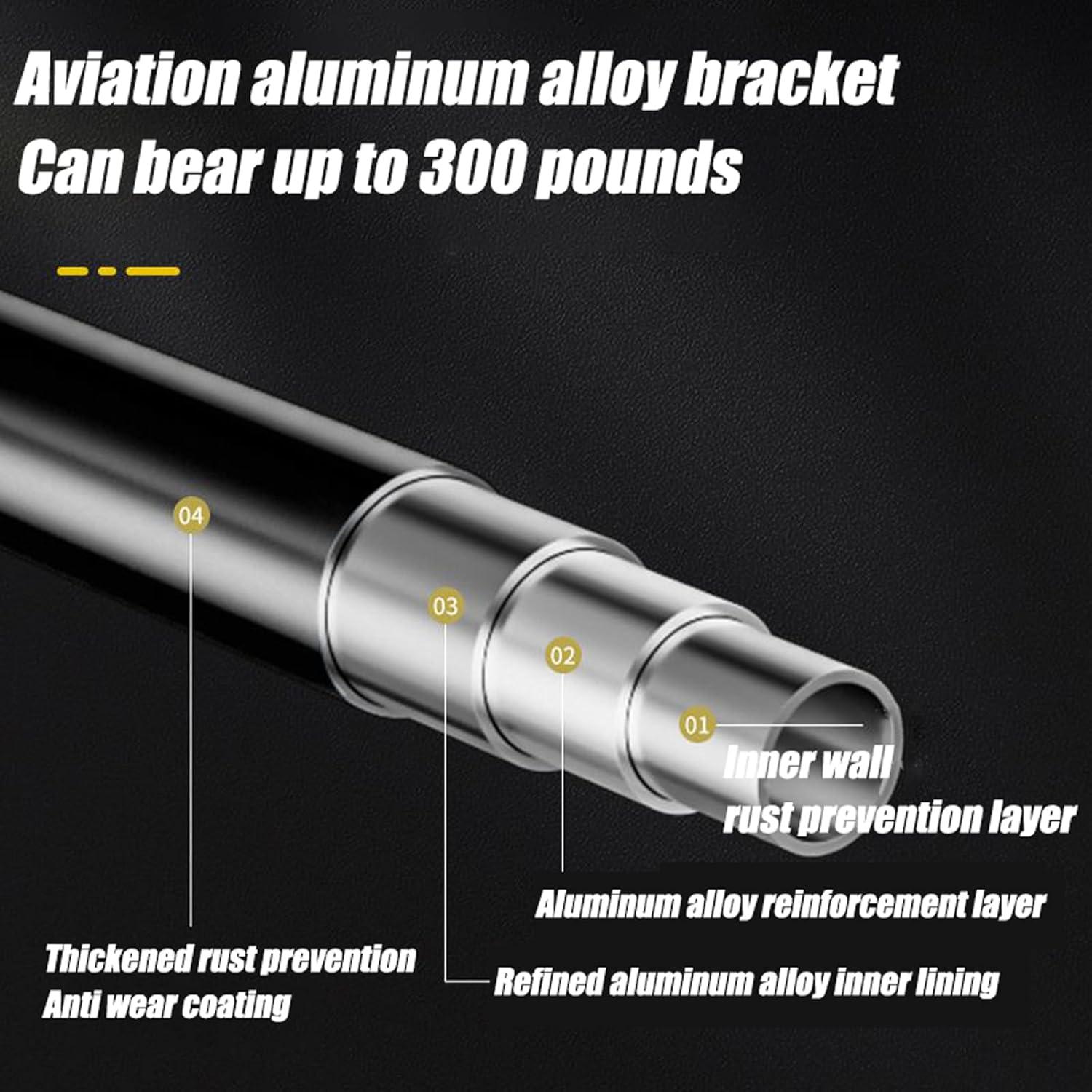 Silla de Camping Plegable VEADOOLLY 150kg Negra Ergonómica