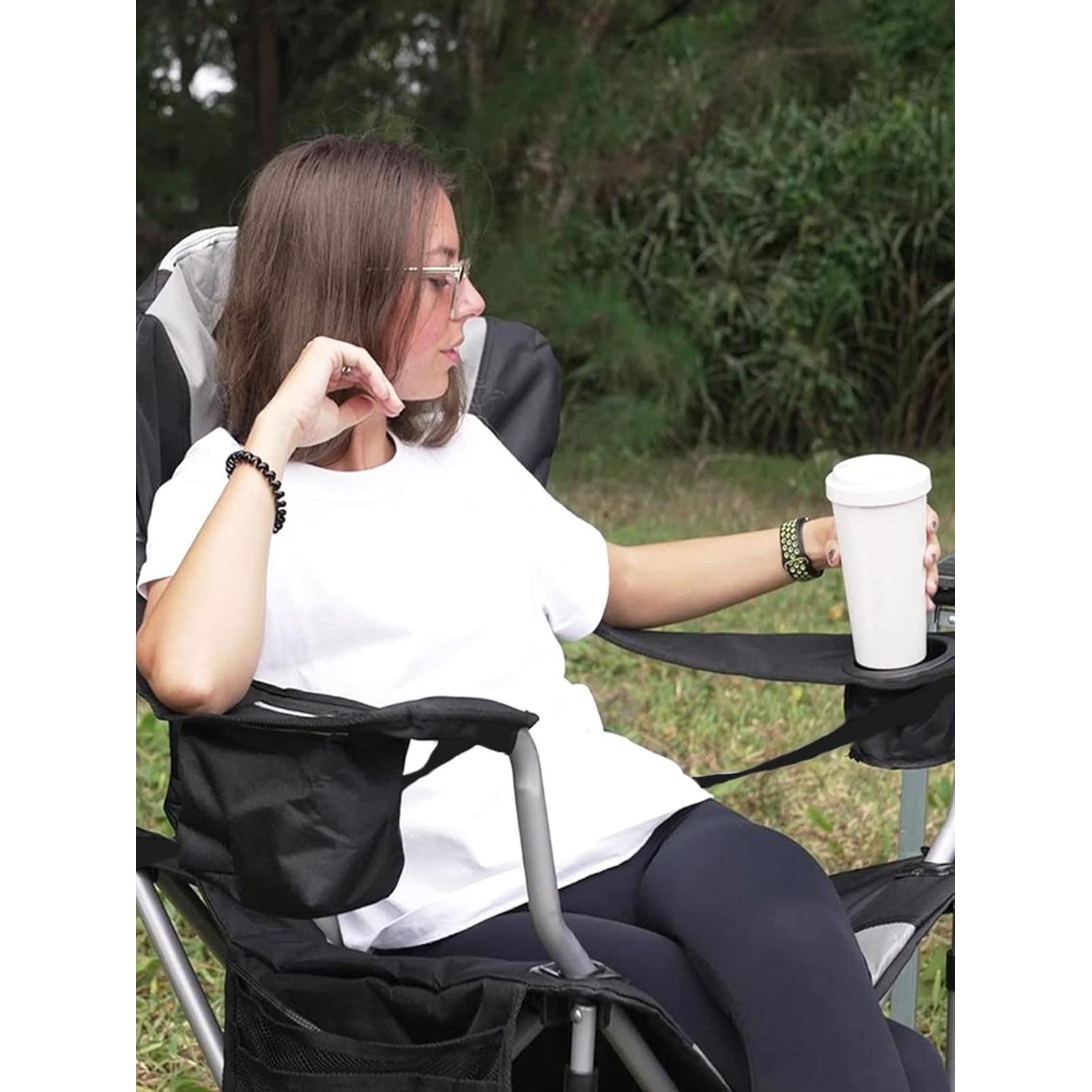 Silla de Camping KingCamp KC2008 Sobredimensionada 2 Paquete