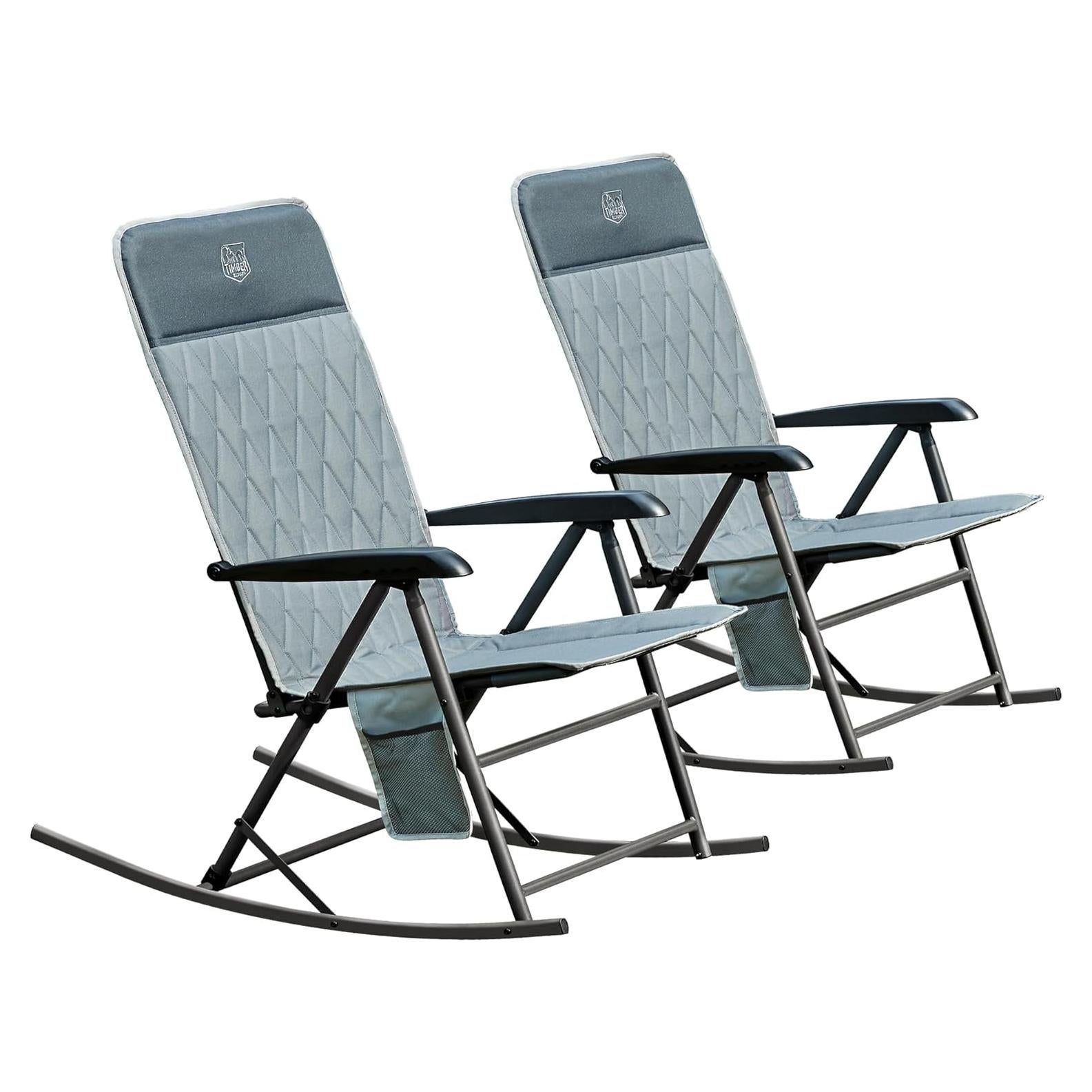 Silla Balancín Plegable Timber Ridge con Respaldo Alto 136 kg