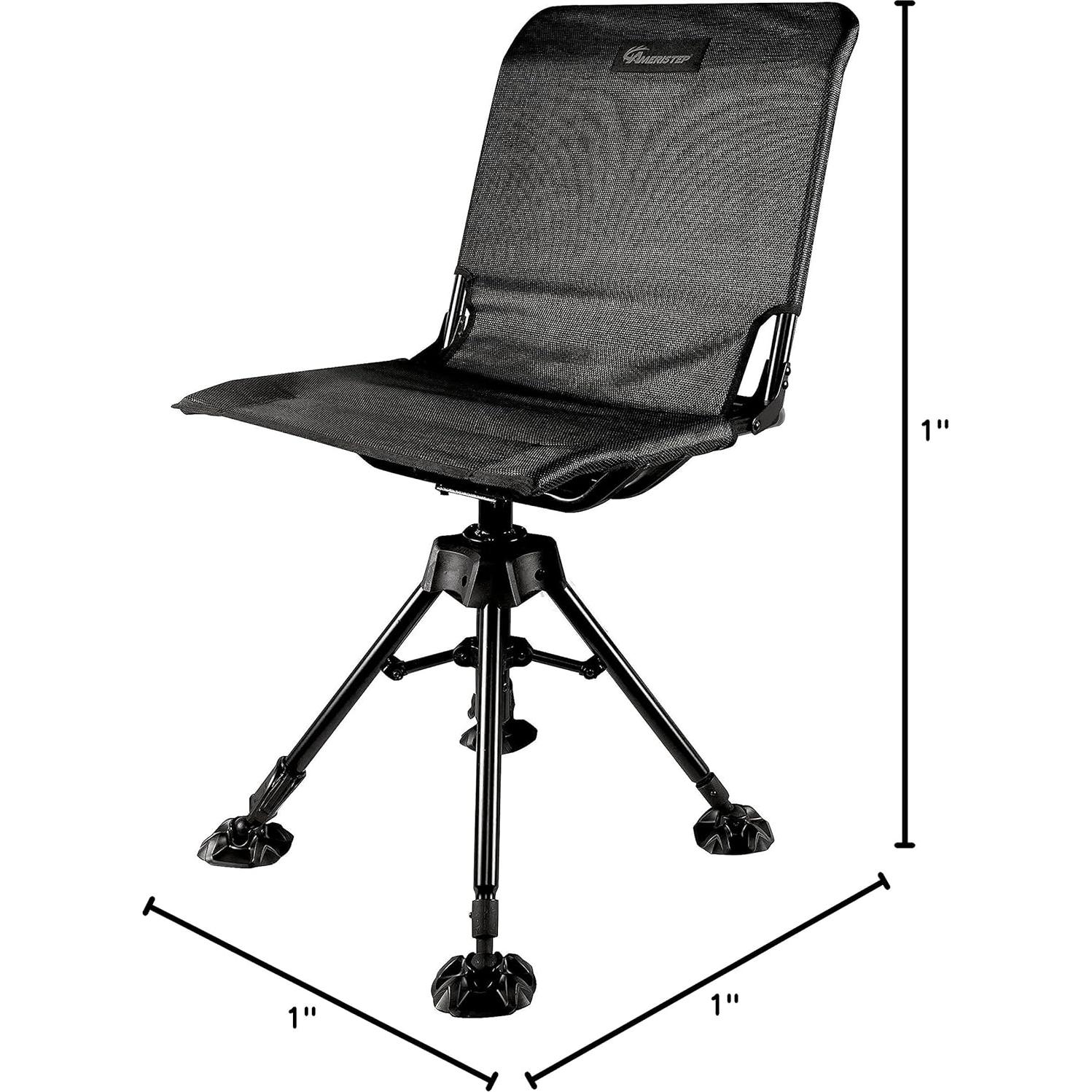 Silla de Caza Plegable Ameristep 360 Silenciosa Resistente