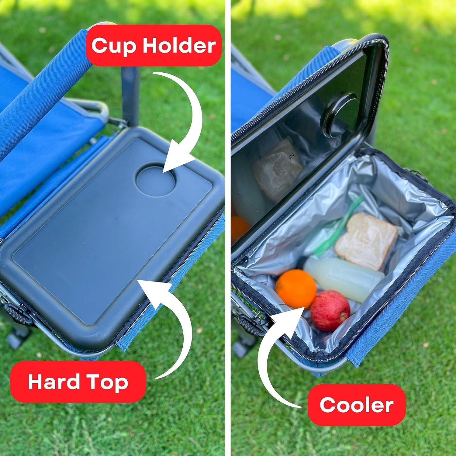 Silla Plegable Bariátrica RMS XXL - Soporta 272kg - Azul