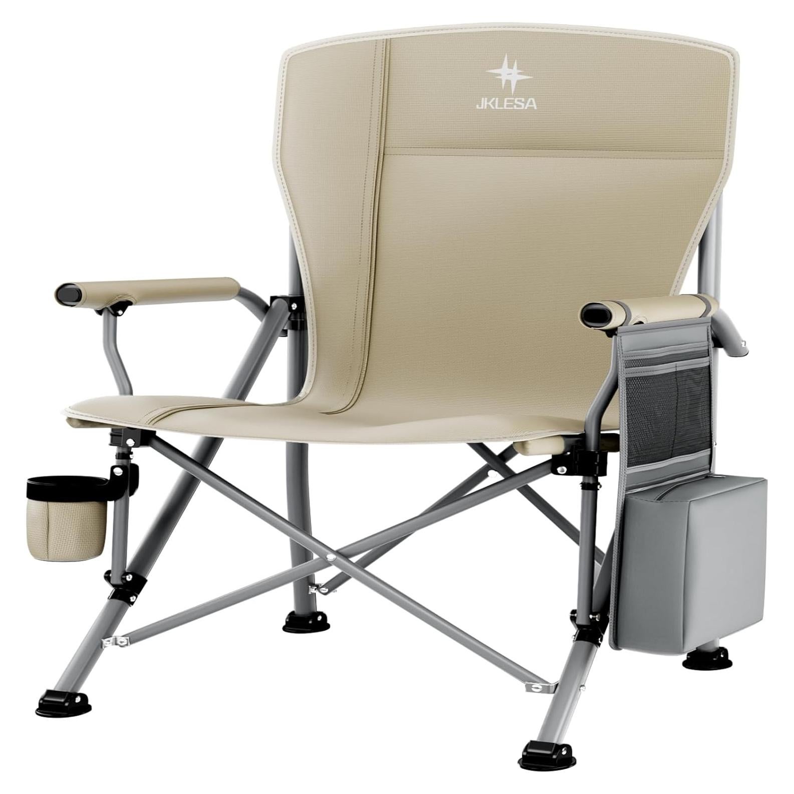 Silla de Camping JKLESA XL Impermeable 396 lbs Acolchada