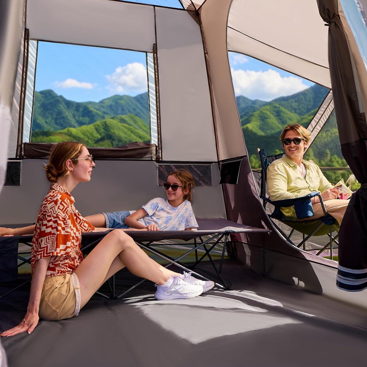 Tienda SUV Timber Ridge para 5-9 Personas con Porche y Toldos