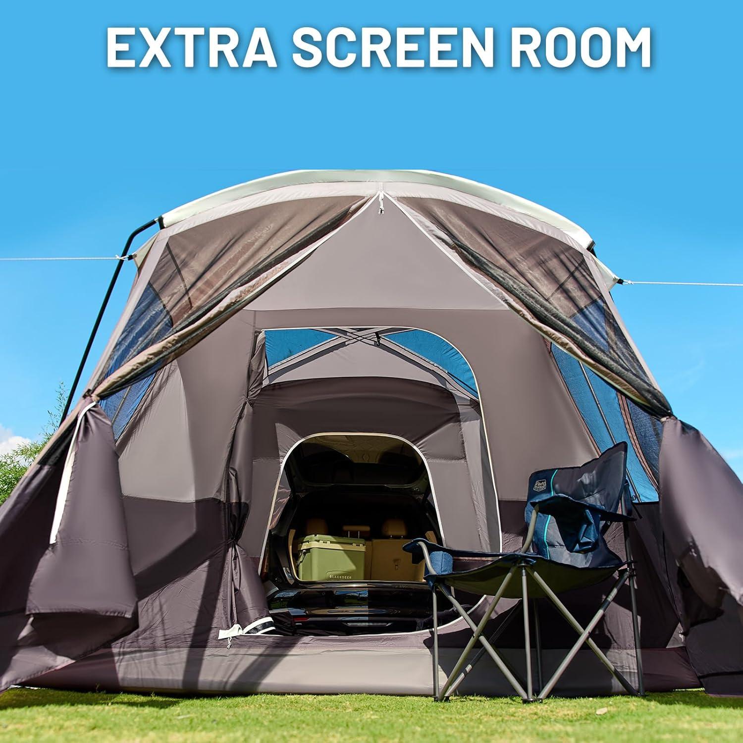 Tienda SUV Timber Ridge para 5-9 Personas con Porche y Toldos