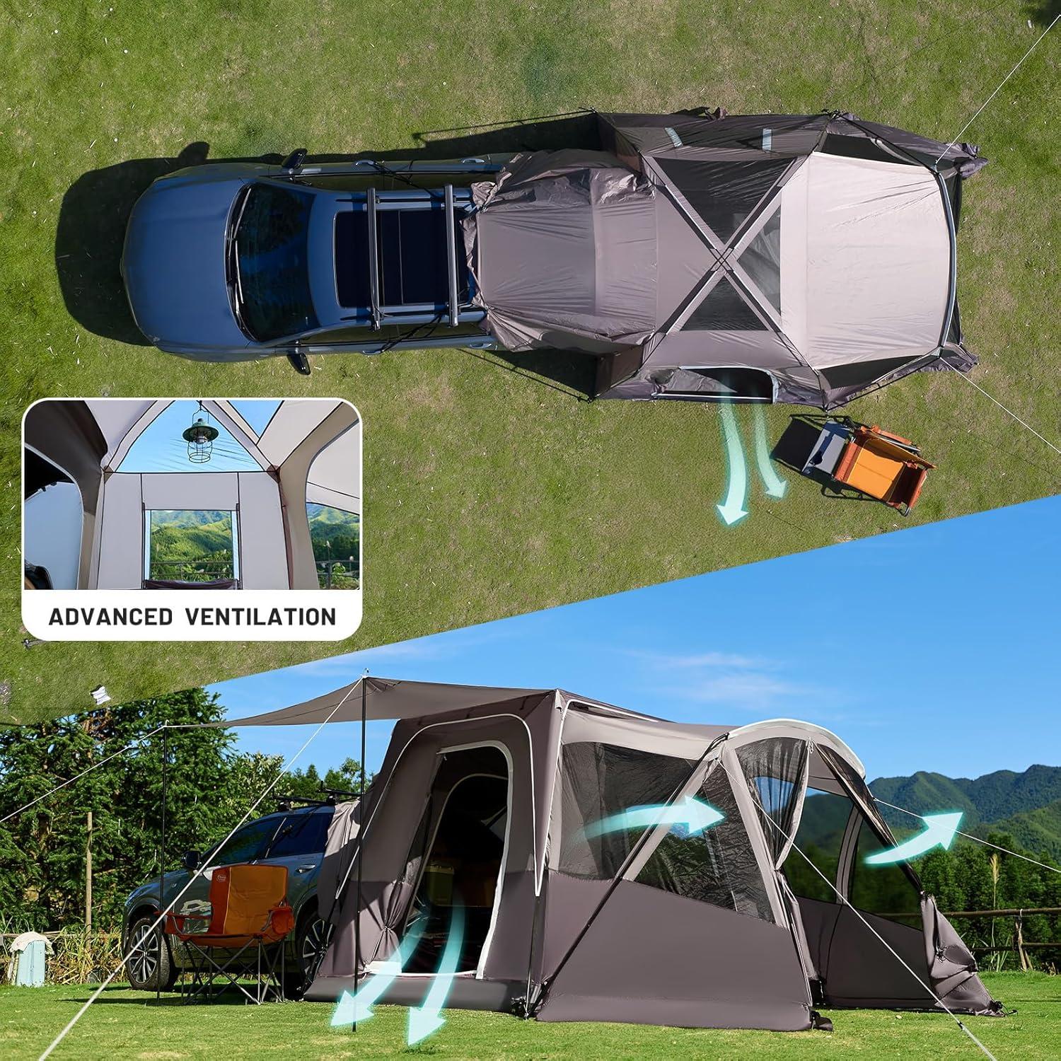 Tienda SUV Timber Ridge para 5-9 Personas con Porche y Toldos