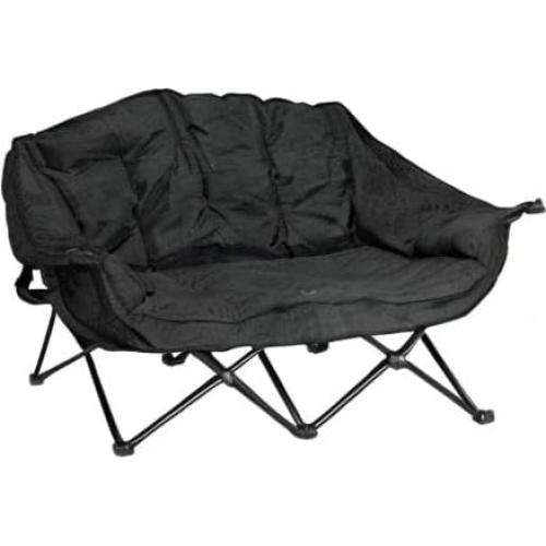 Silla Doble Plegable Kuma Outdoor Gear Bear Buddy - Sierra/Negro