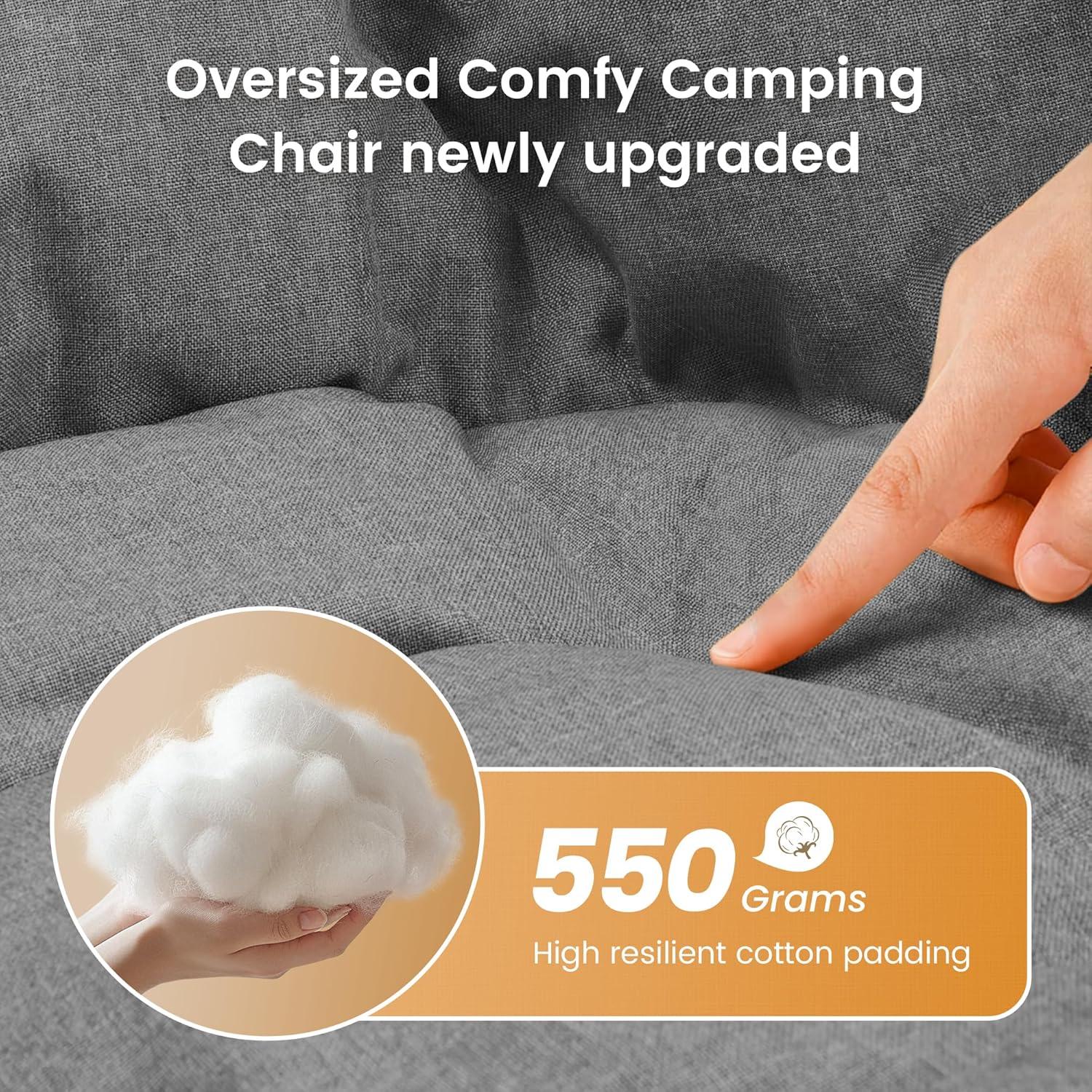 Silla de Camping Plegable Suntime Redonda 181 kg Naranja