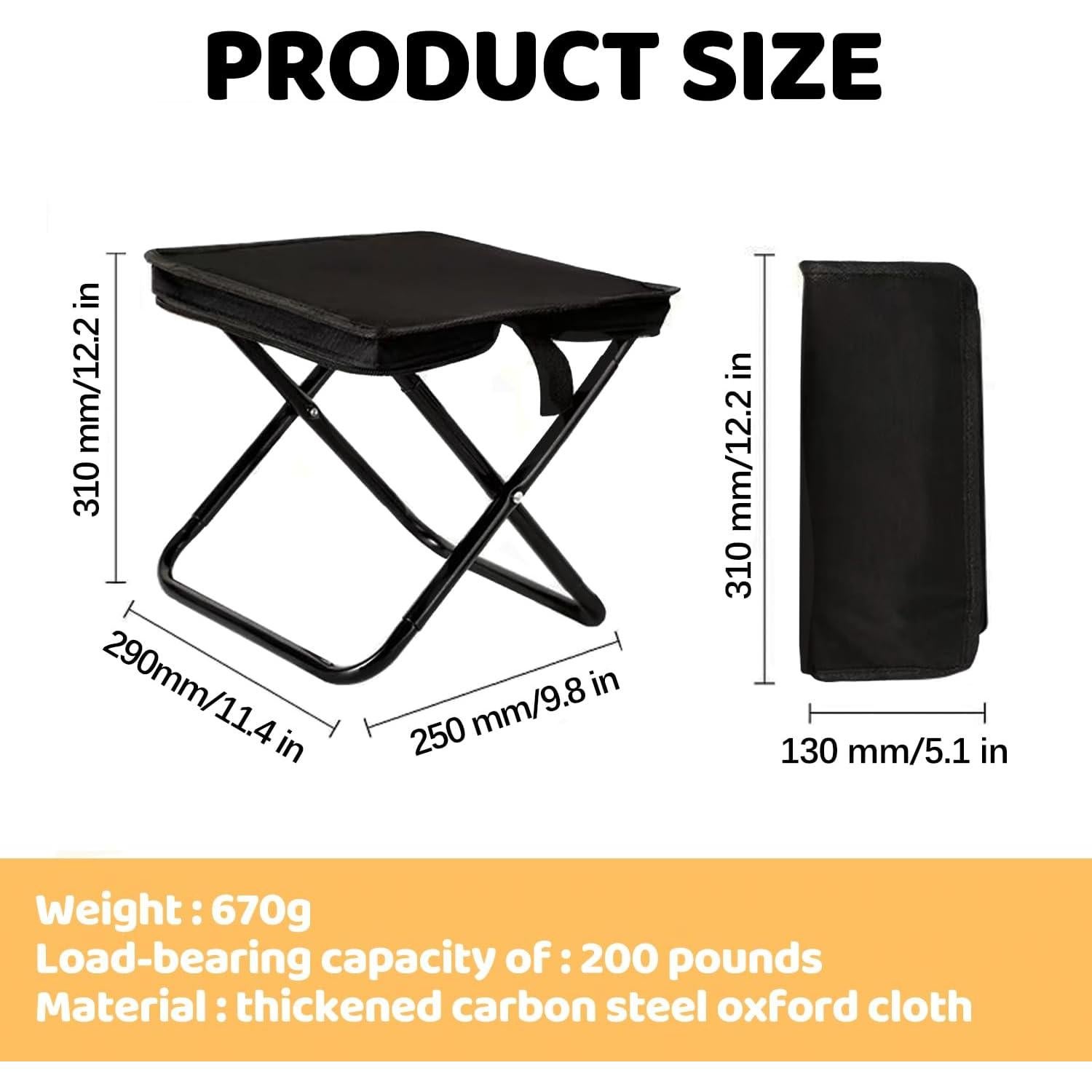 Taburete Plegable Rytinazzz YL-Chair-01 Soporta 113KG