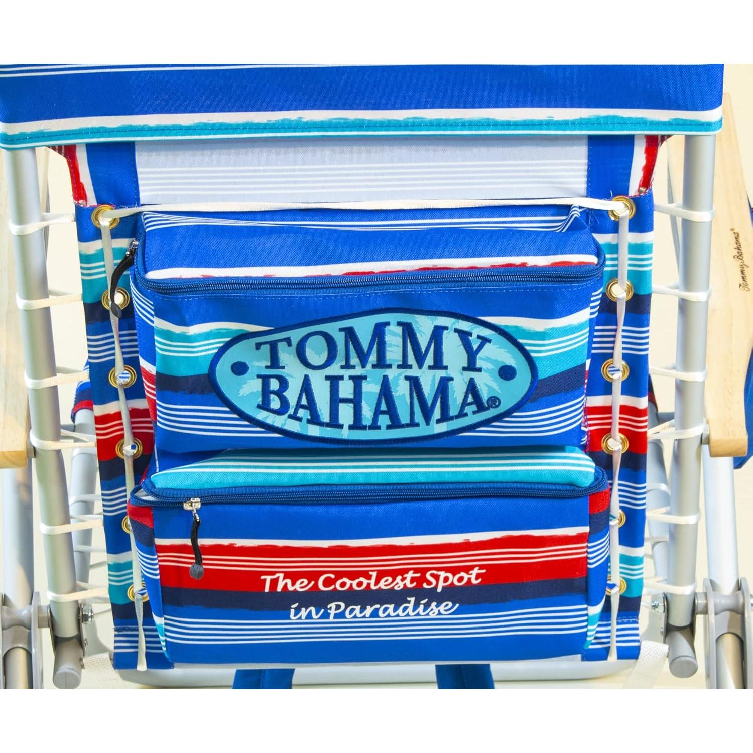 Silla de Playa Plegable Tommy Bahama Hi-Boy 43 cm 4 Posiciones