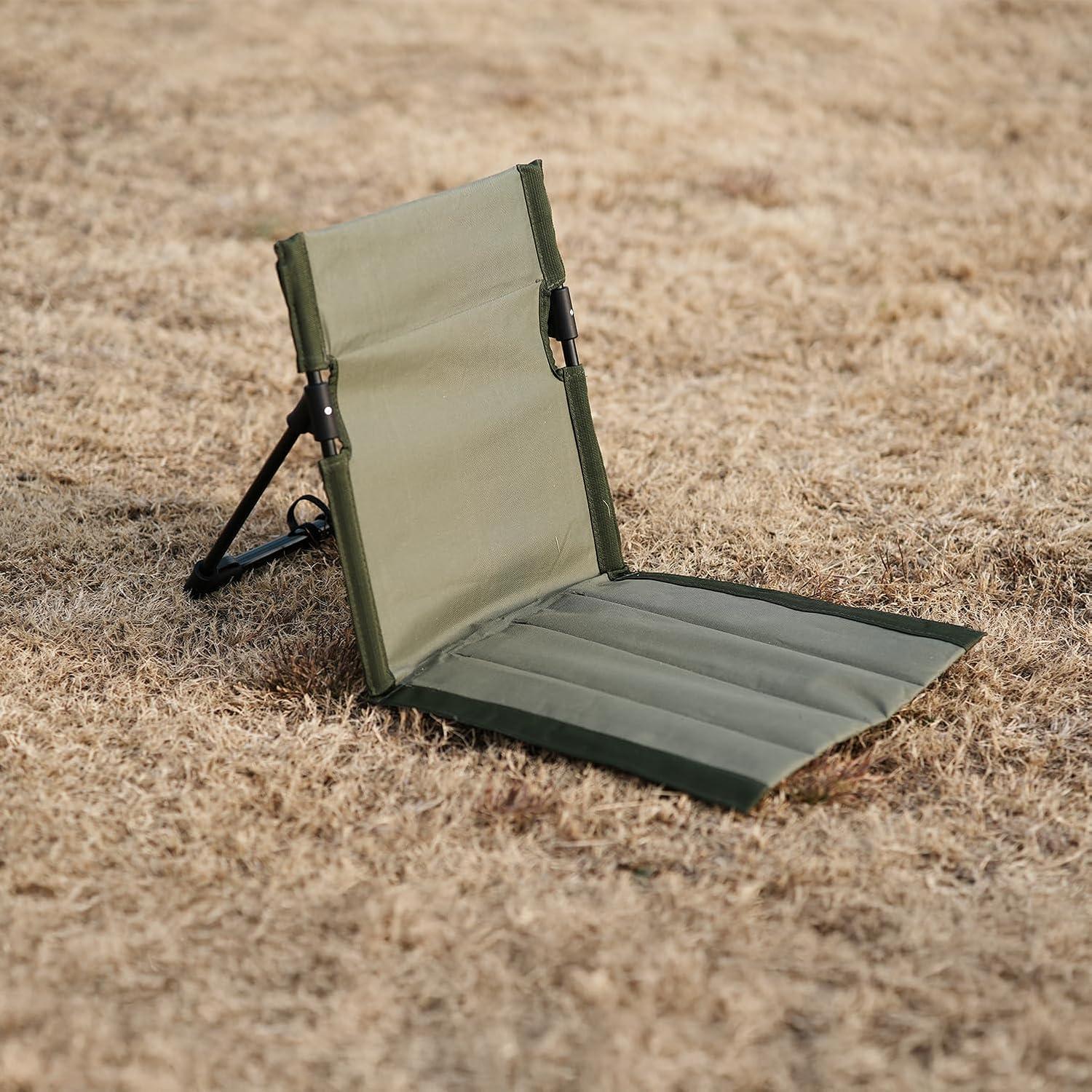 Silla Plegable de Camping Nyeullcy Verde Oliva 0.5 kg