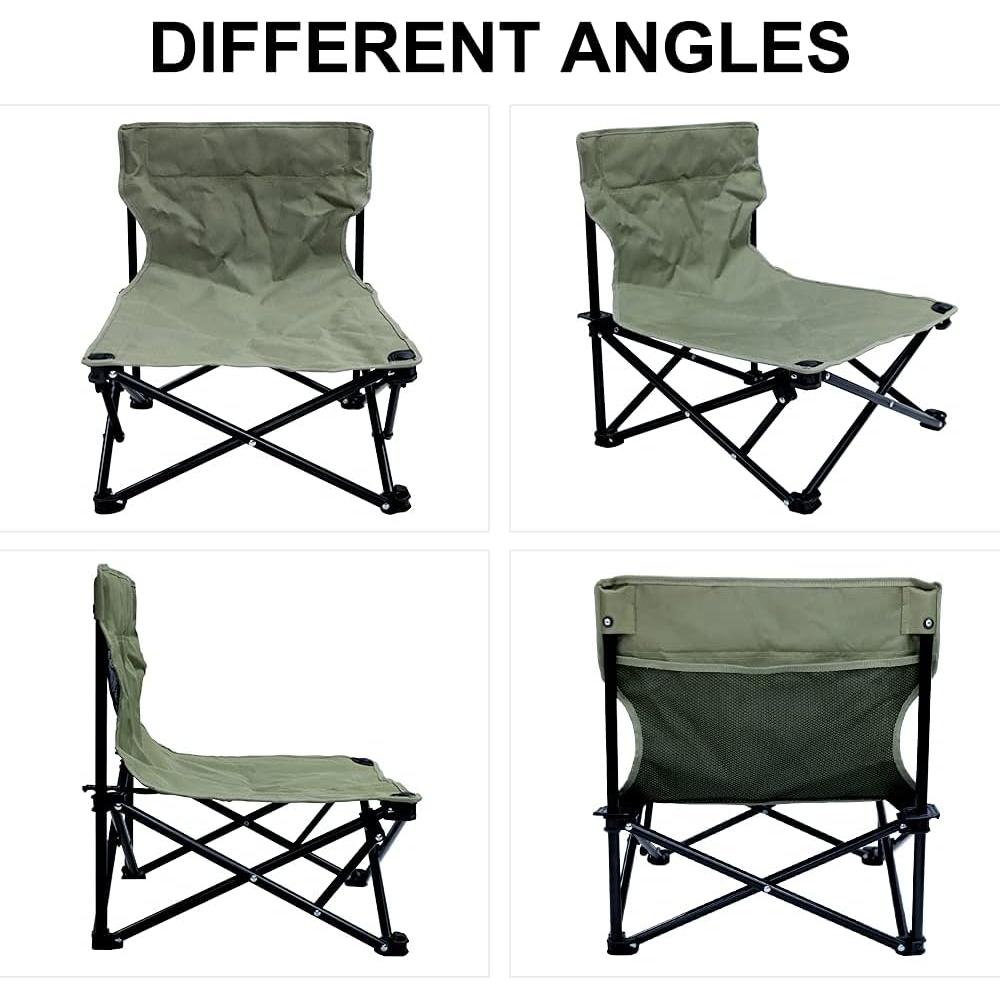 Silla de Playa Plegable TIYASTUN Verde Musgo 130kg