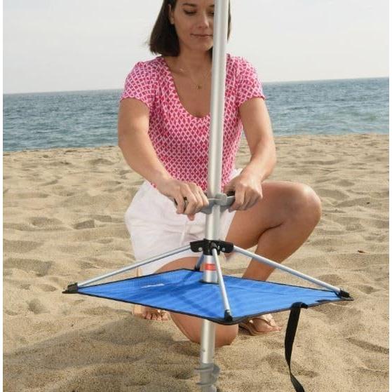 Sombrilla de Playa T0MMY BAHAMA 2.44m con Ventilación y Ancla