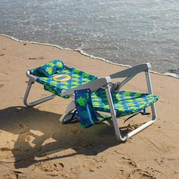 Silla de Playa Infantil Tommy Bahama Tortuga Verde 5 Posiciones