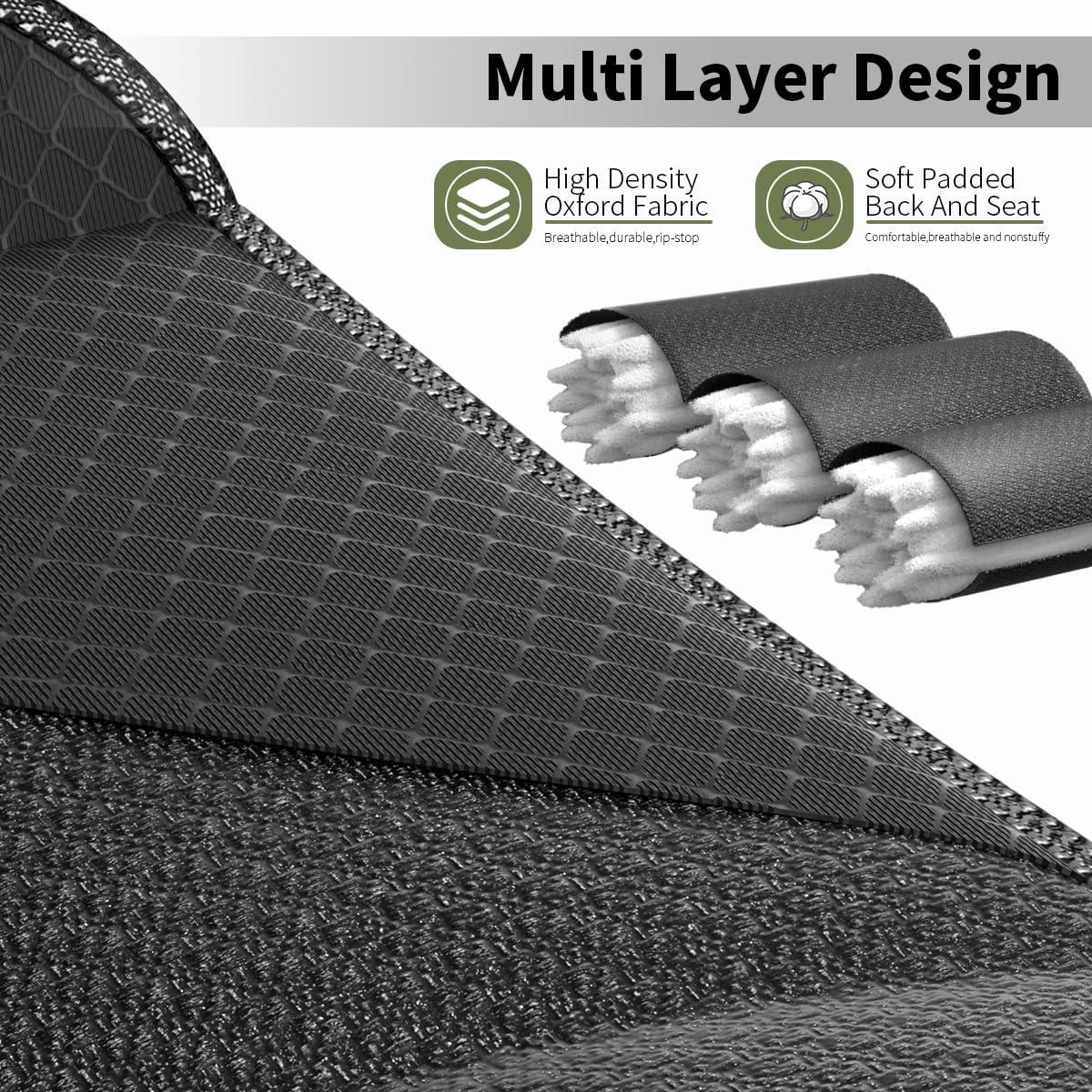 Silla Plegable Extra Grande CJdropshipping 227KG con Portavasos