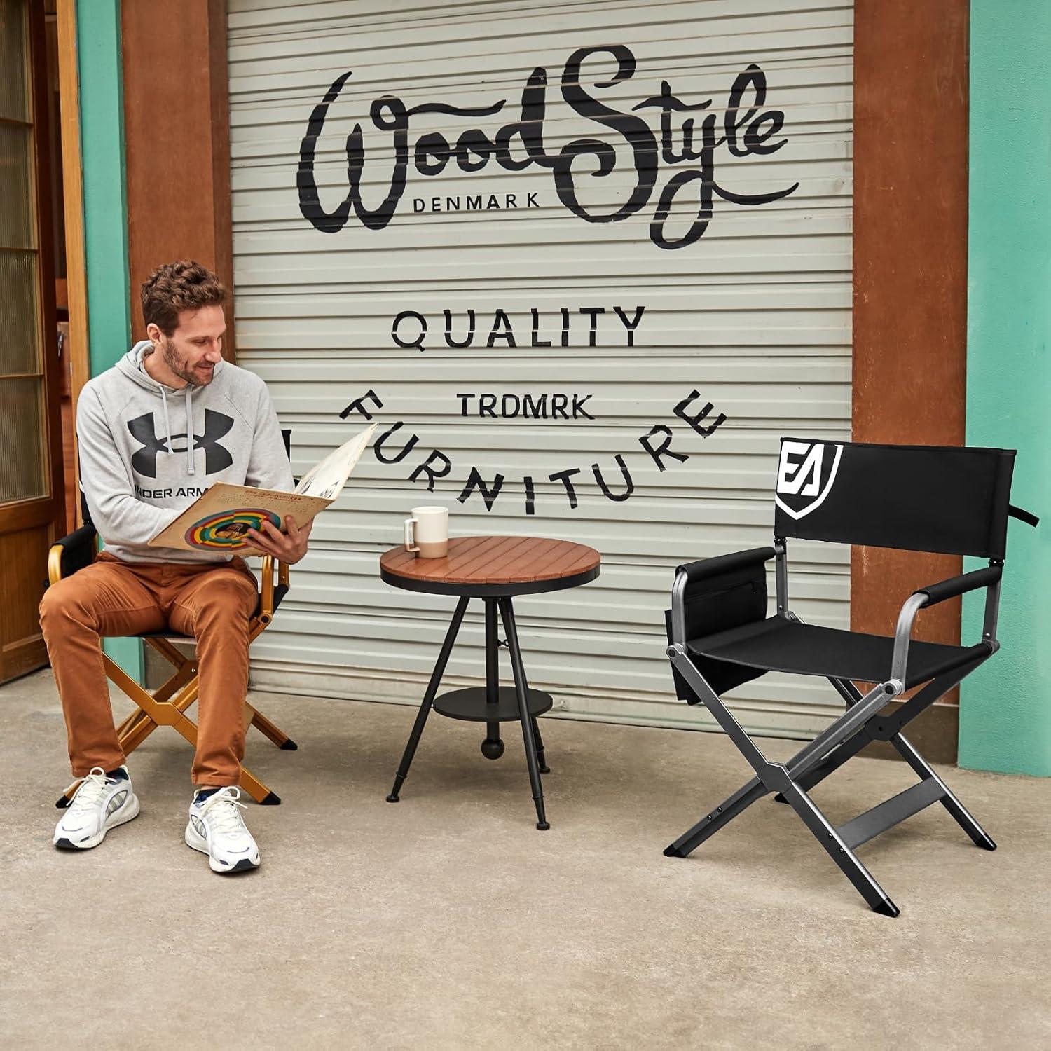 Silla Plegable de Aluminio Ever Advanced - 158.8kg, Negra