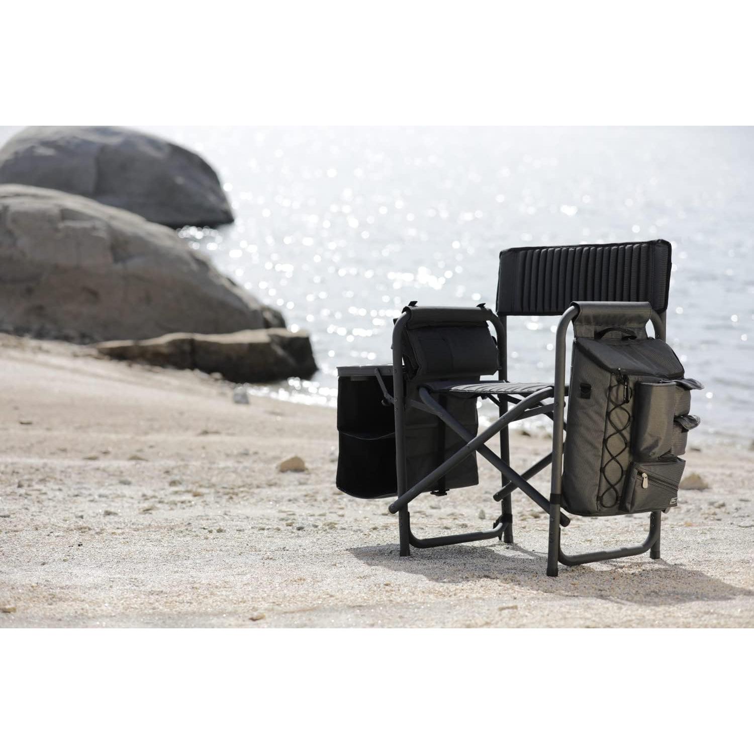 Silla de Camping Plegable Picnic Time Fusion con Enfriador