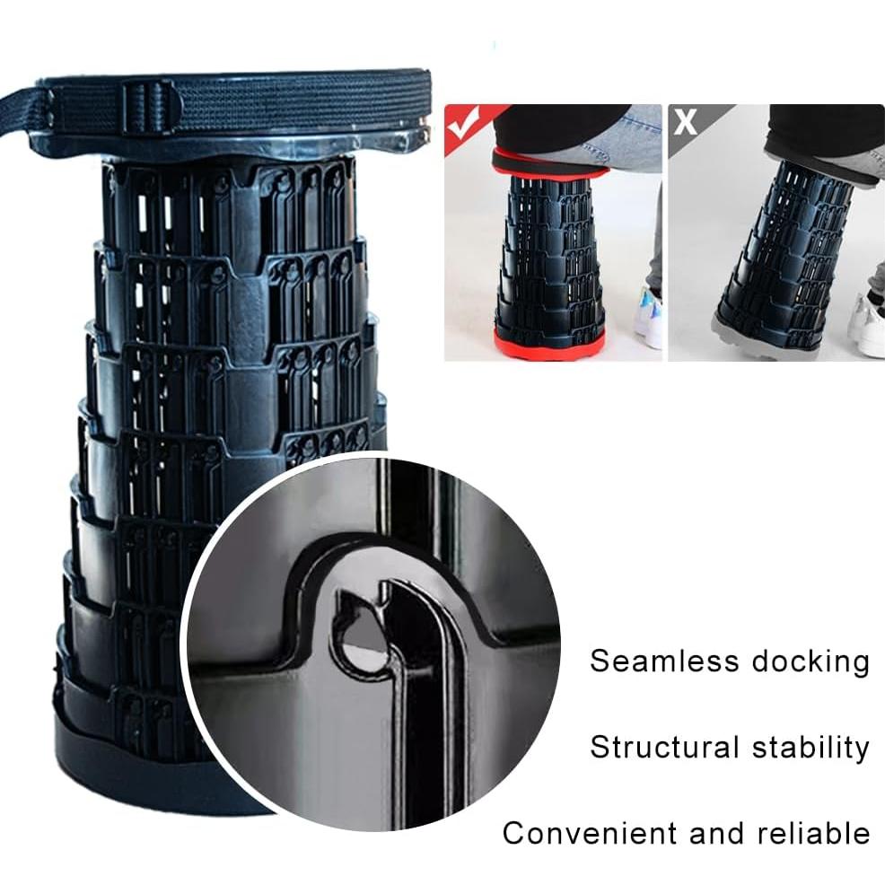 Silla de Camping Plegable CXHSFNAL Azul 181.44 kg Ajustable