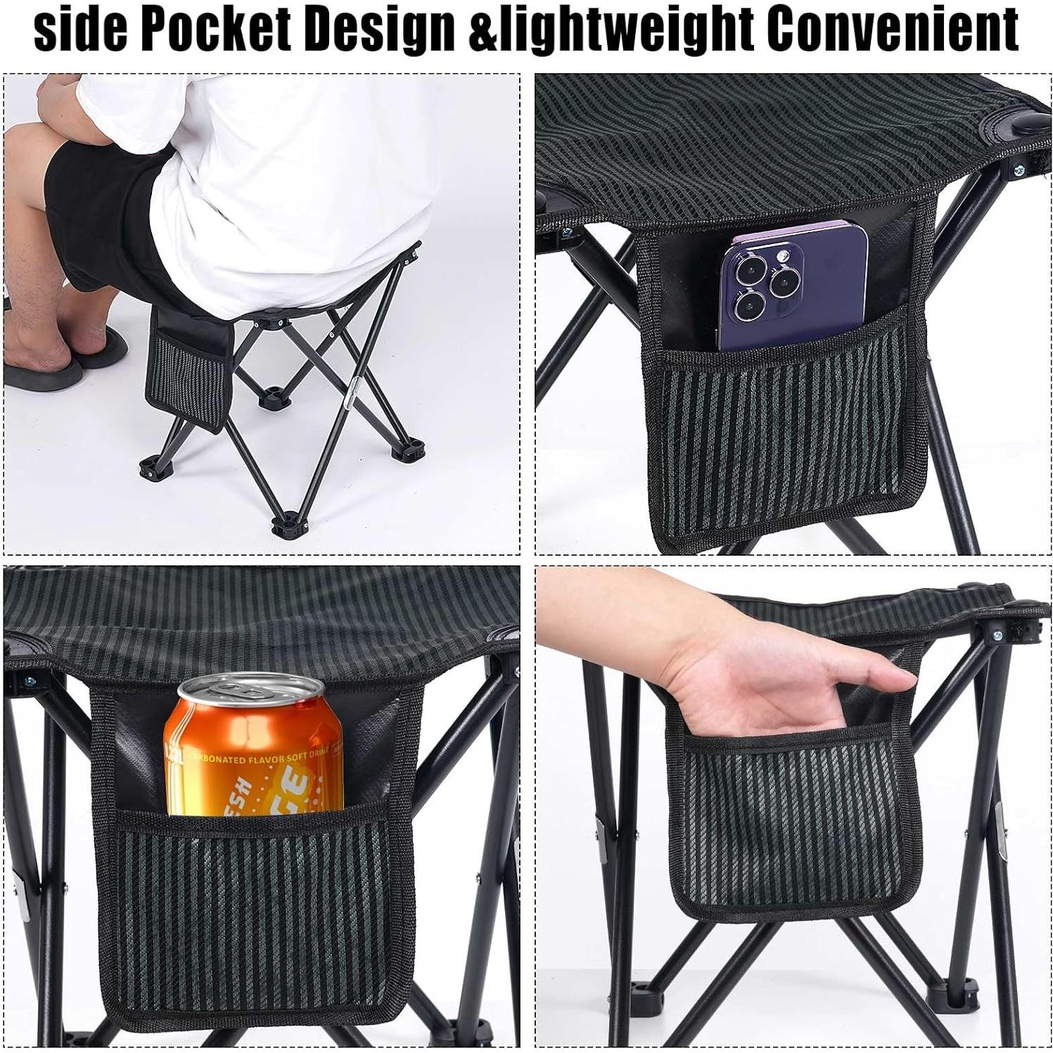 Taburete Plegable Tevaibo 34.8 cm para Camping y Jardinería