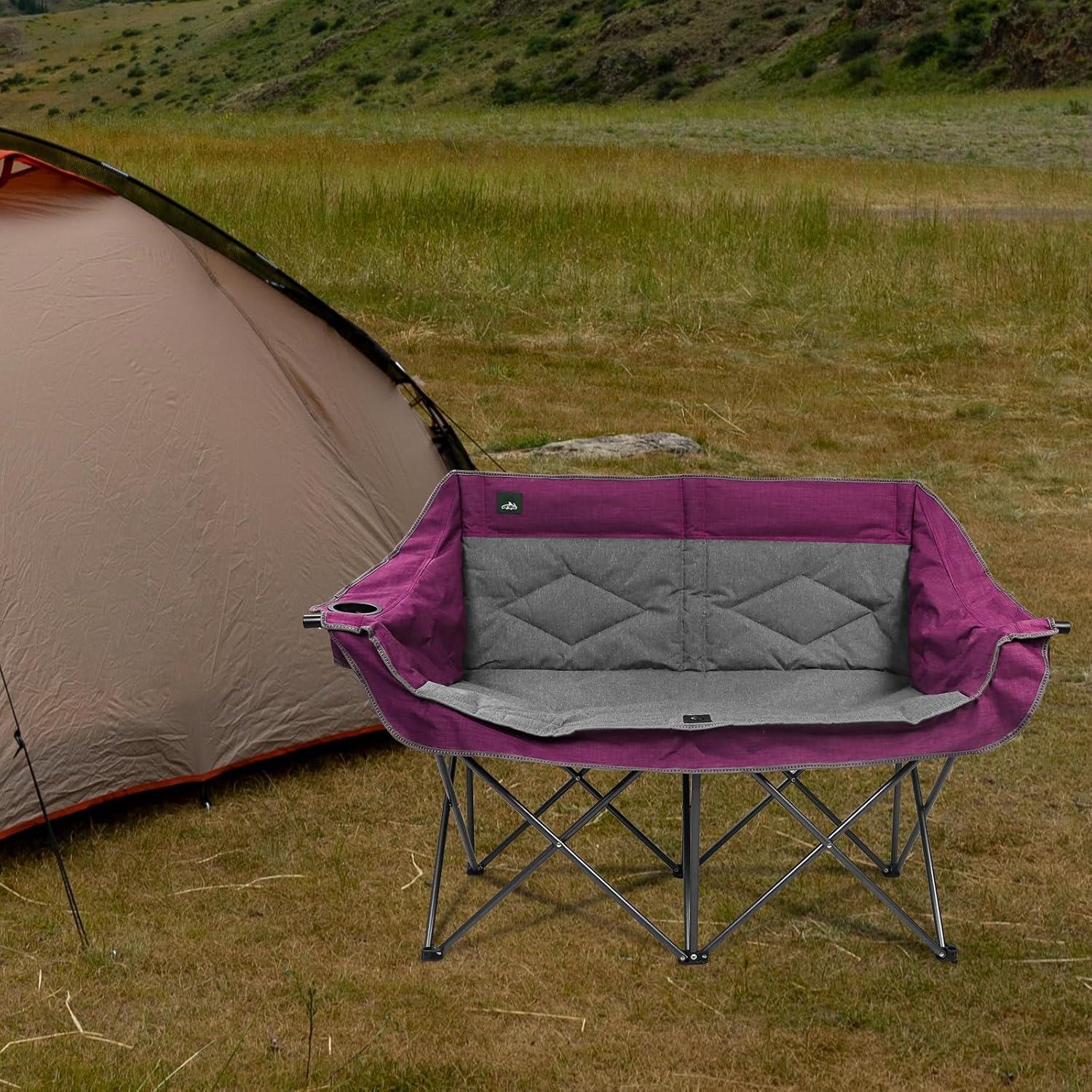 Silla de Camping Doble Plegable Northroad Loveseat 272 kg