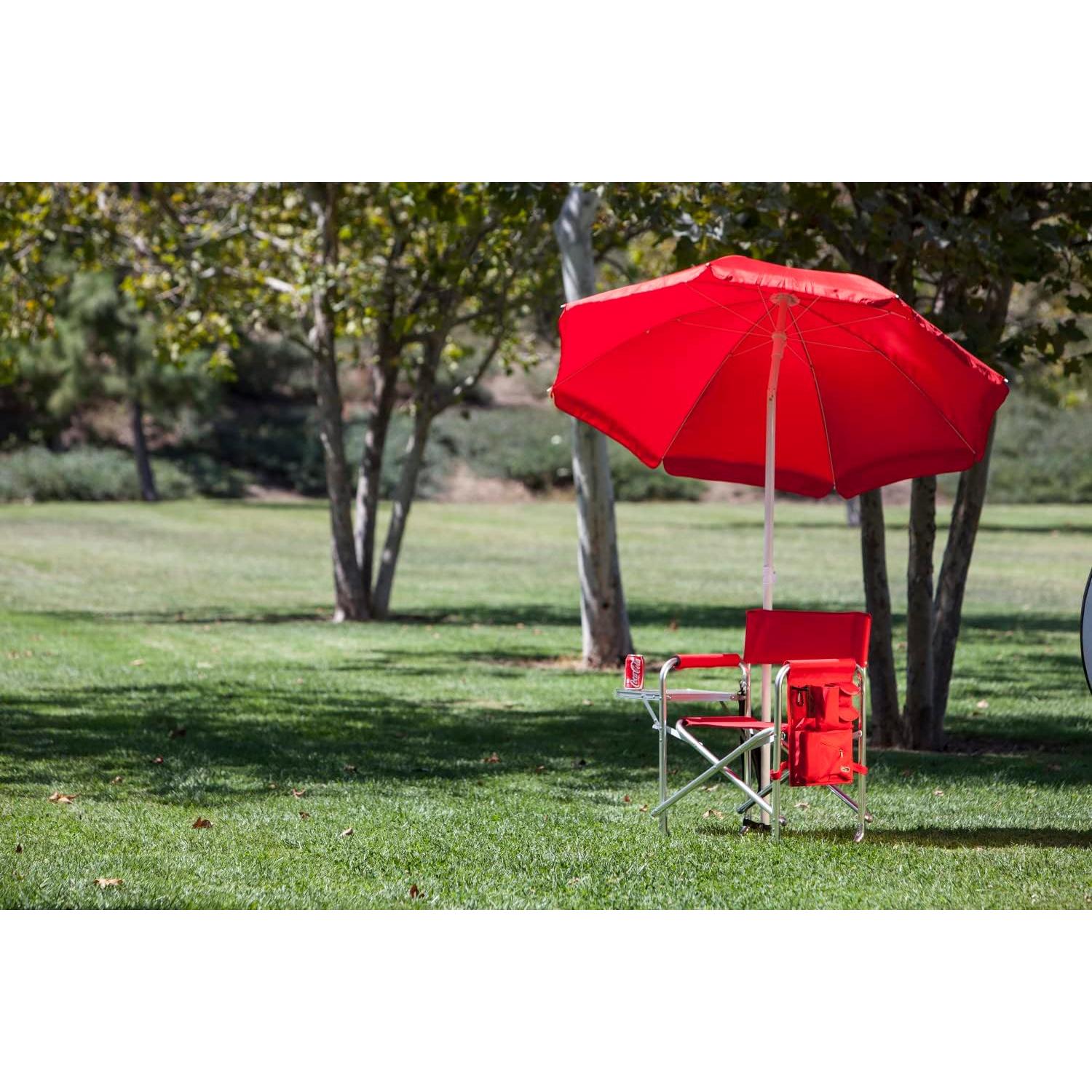 Silla Deportiva Plegable PICNIC TIME con Mesa Lateral - NCAA Ohio State