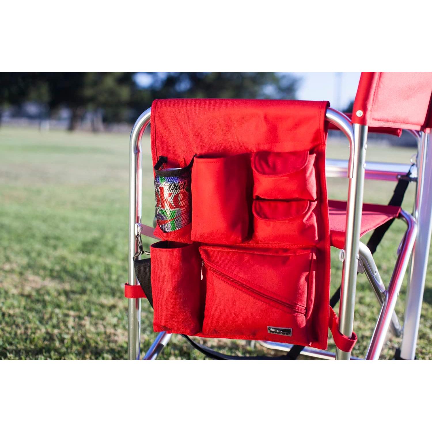 Silla Deportiva Plegable PICNIC TIME con Mesa Lateral - NCAA Ohio State