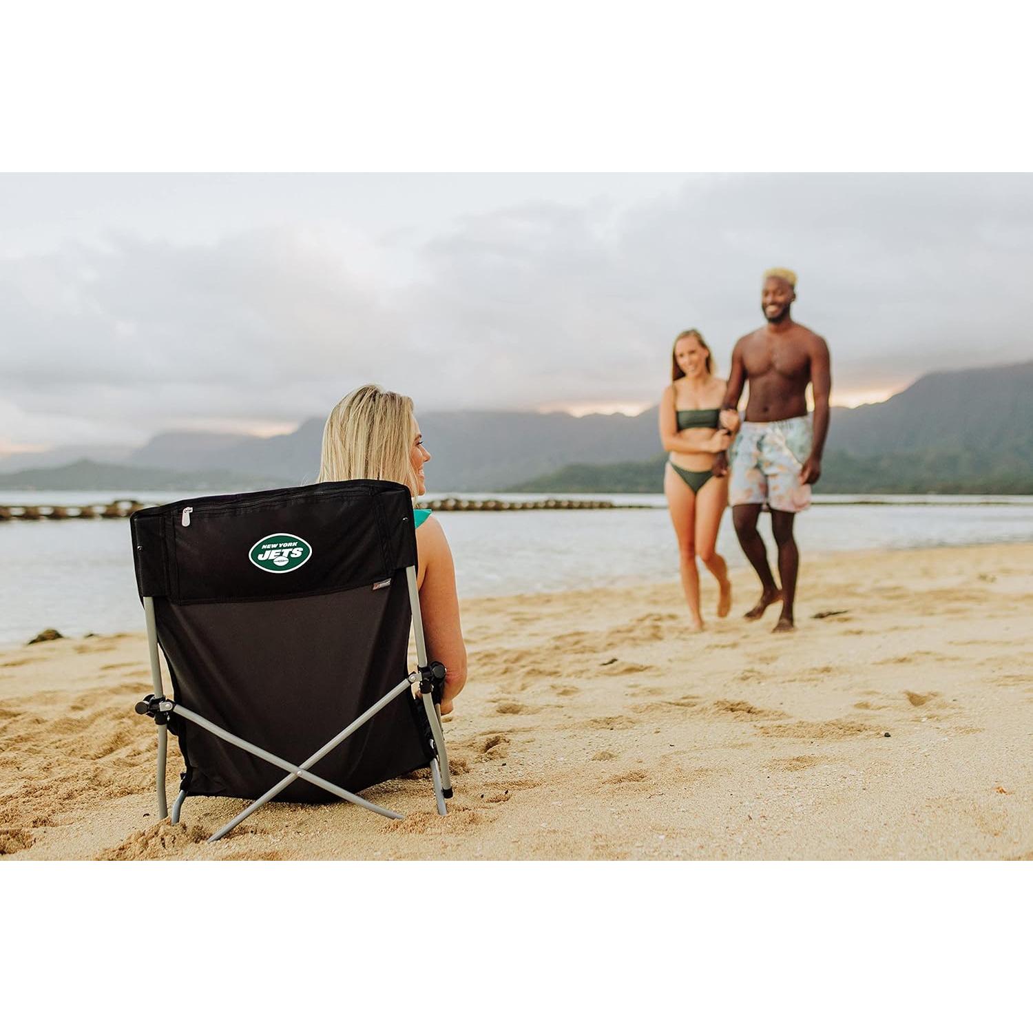 Silla de Playa Tranquilidad NFL Picnic Time - Plegable y Acolchada