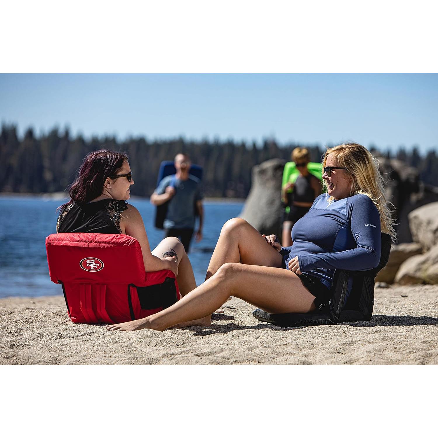 Silla Reclinable Portátil Picnic Time NFL San Francisco 49ers