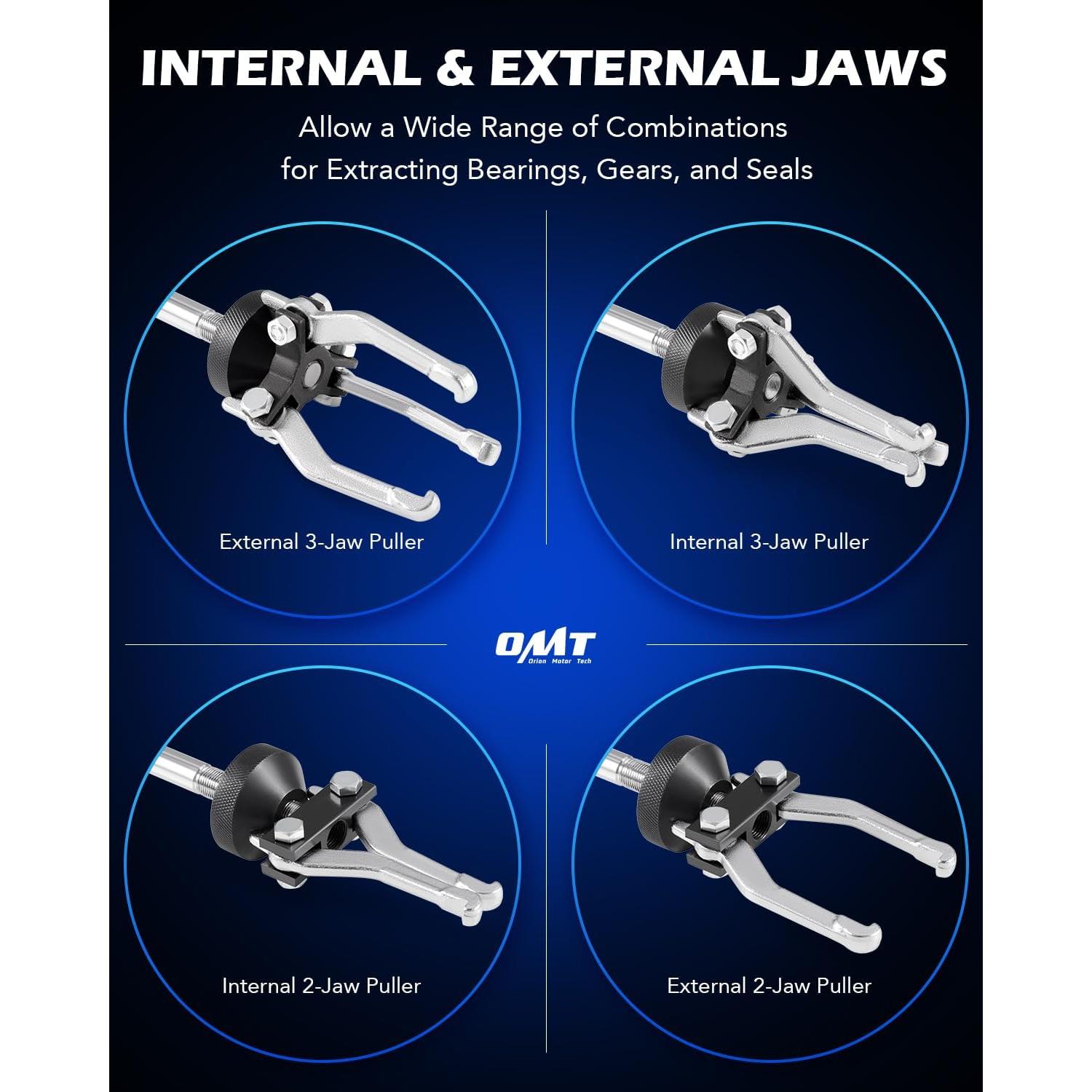 Conjunto Extractores Martillo Deslizante Orion 9 Vías 7,79 kg