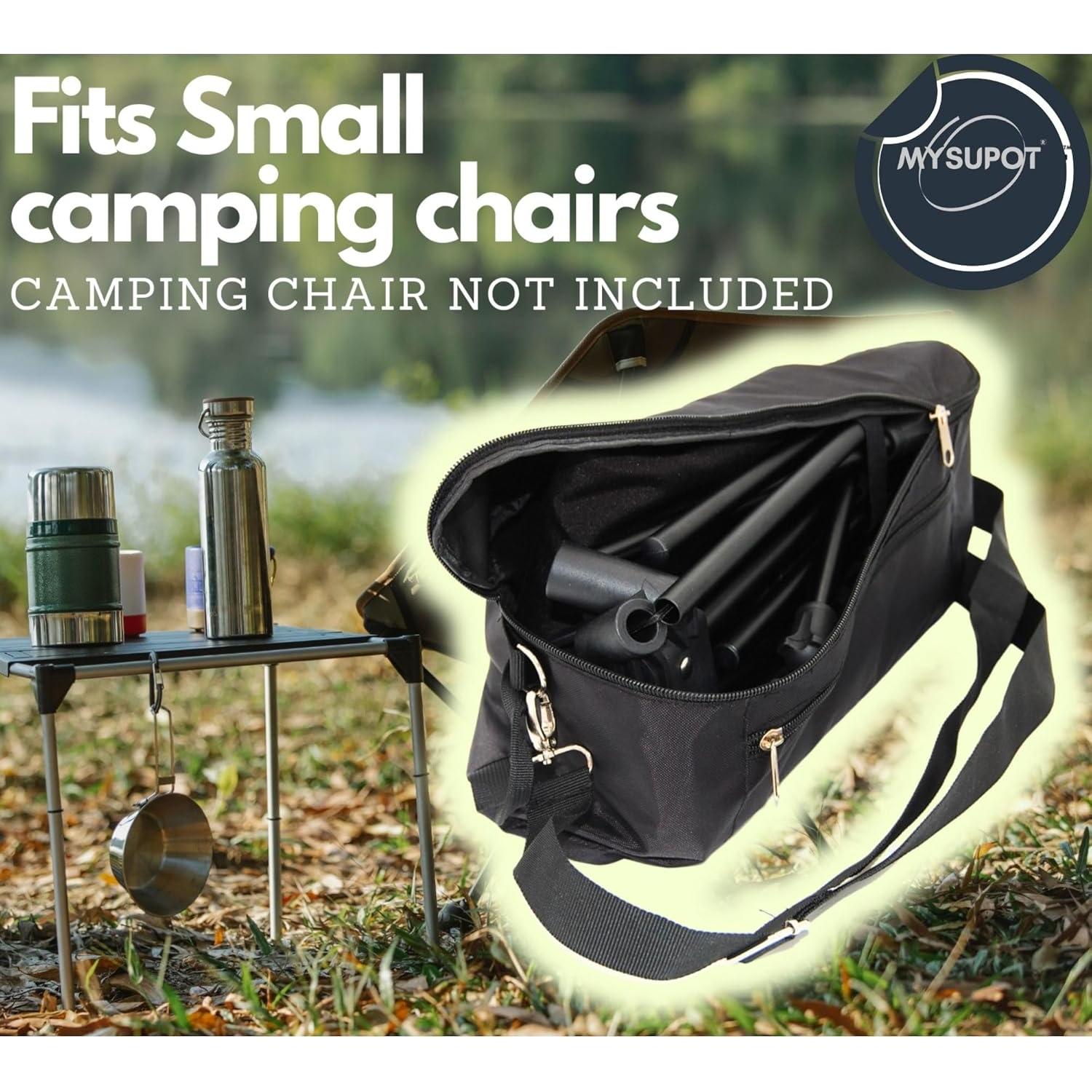 Bolsa de Reemplazo MYSUPOT para Silla de Camping Negra