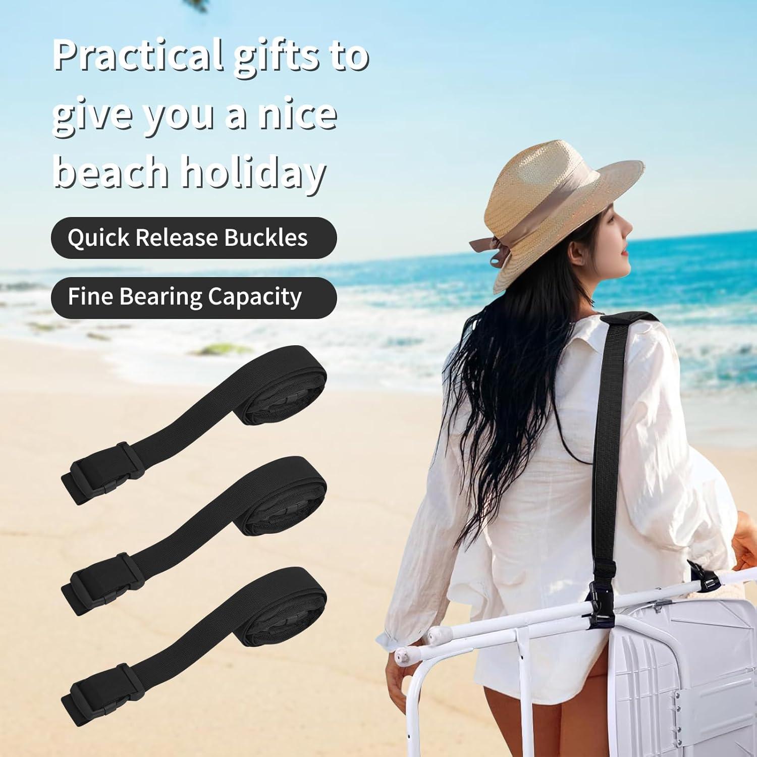 Paquete de 5 correas de transporte ajustables HUDLL para sillas