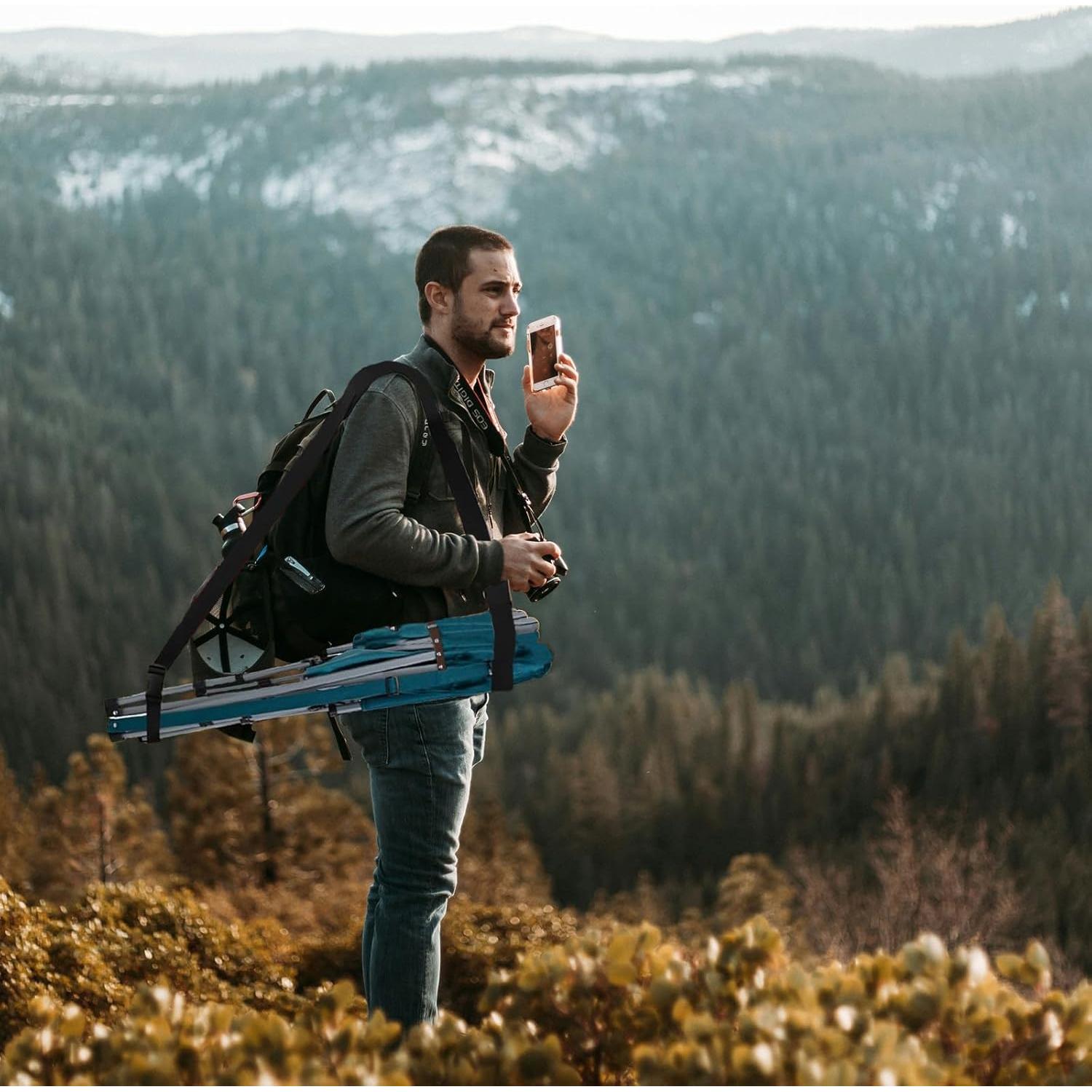 Paquete de 2 correas de transporte ajustables Houfut 71-127 cm