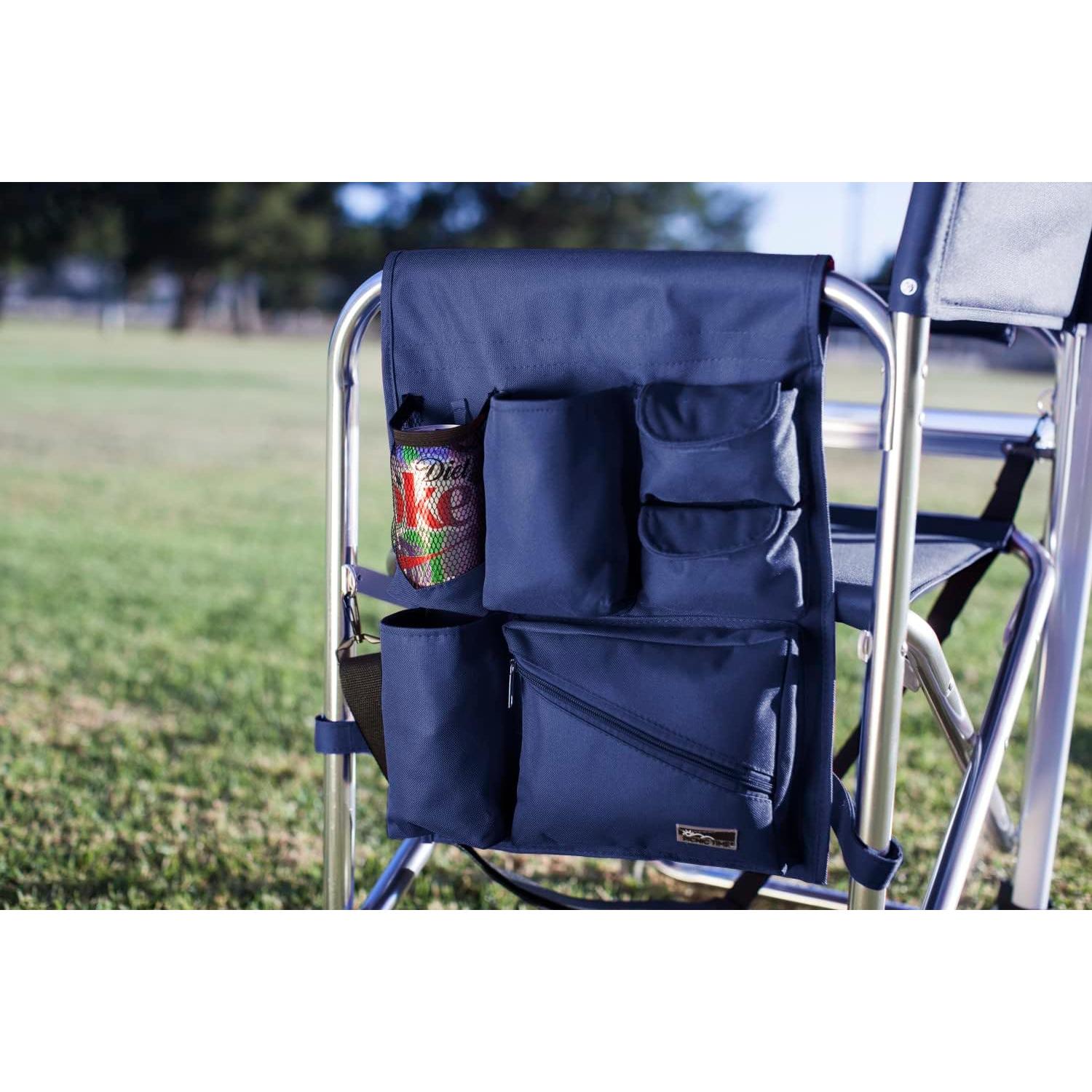 Silla Deportiva NCAA Picnic Time Georgia Tech con Mesa Lateral