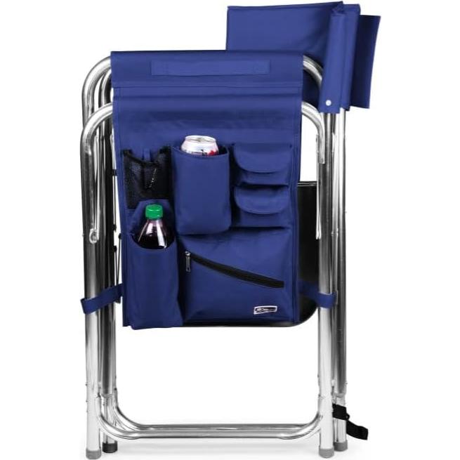 Silla Deportiva NCAA Picnic Time Georgia Tech con Mesa Lateral