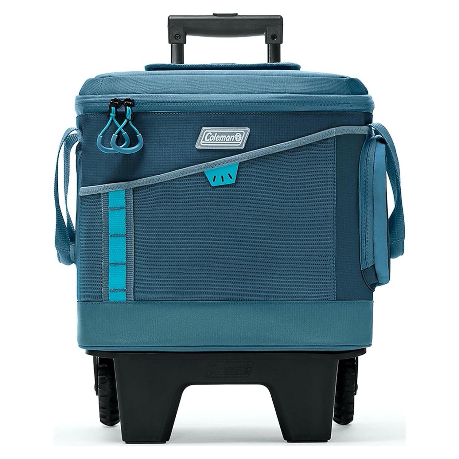 Enfriador Aislado Coleman Sportflex 42 Latas Azul con Ruedas