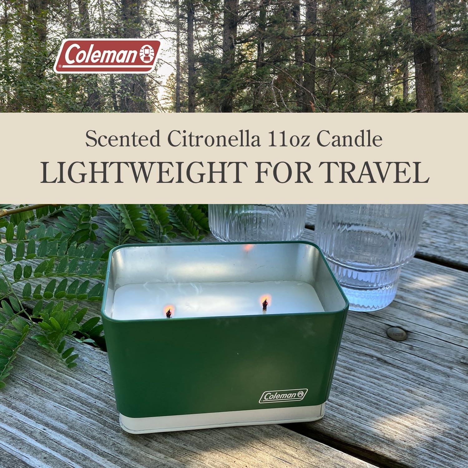 Vela de Citronela Coleman 11oz - Retro para Camping y Jardín